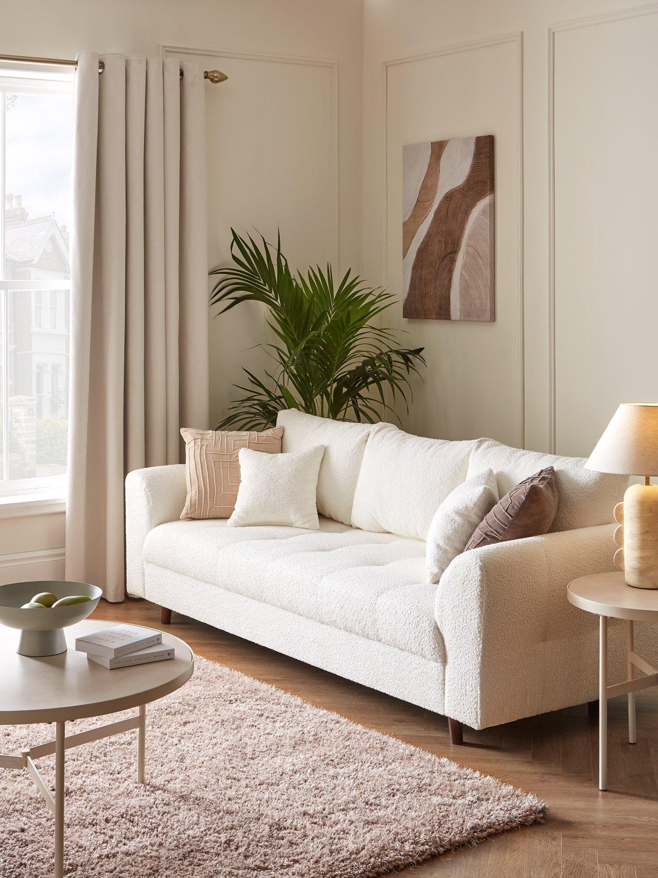 The Very Collection Rune 3 Seater Fabric Sofa - FSC Certified