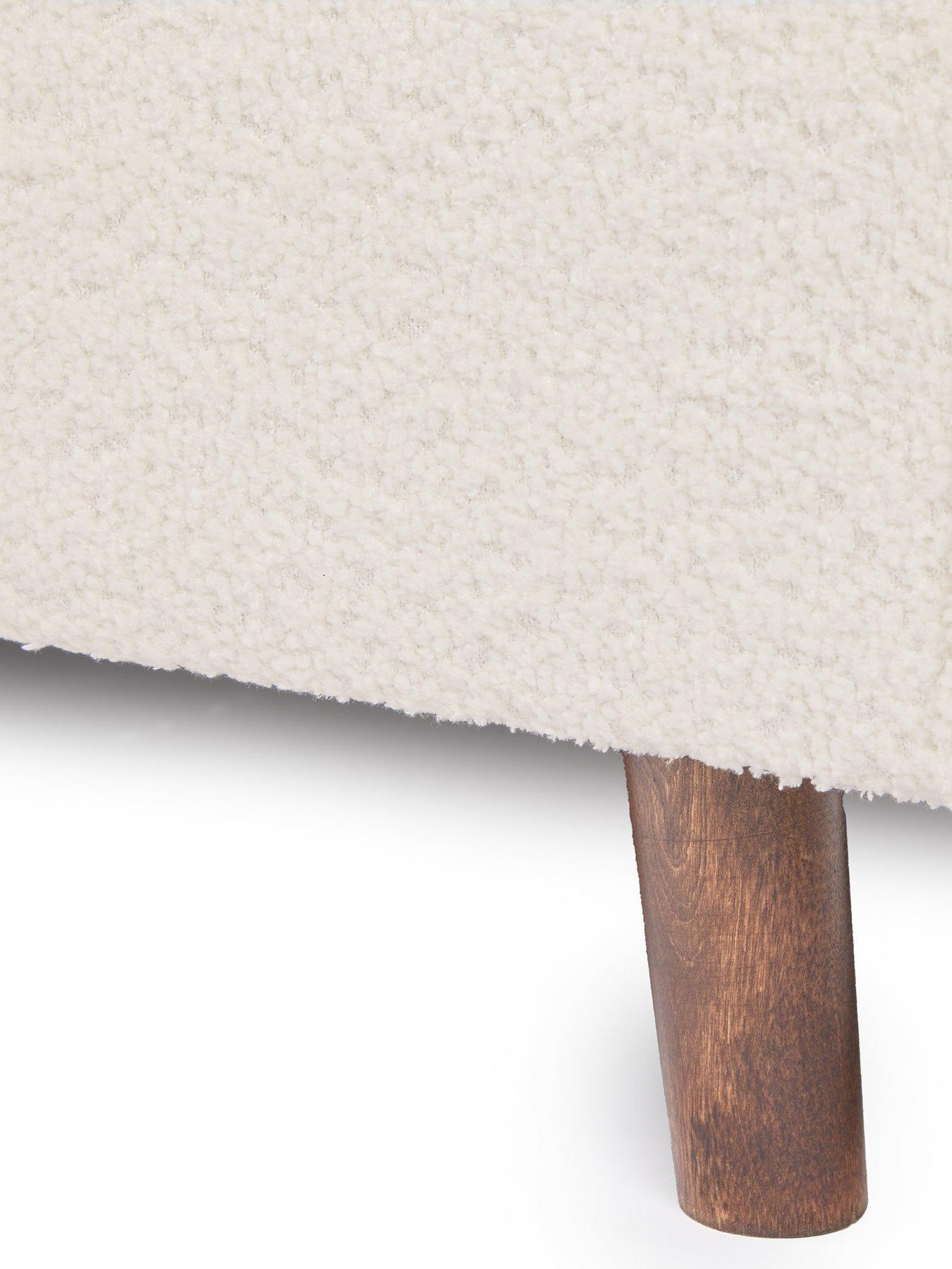 Image 4 of 7 of The Very Collection Rune Fabric Footstool&nbsp;-&nbsp;FSC&reg; Certified