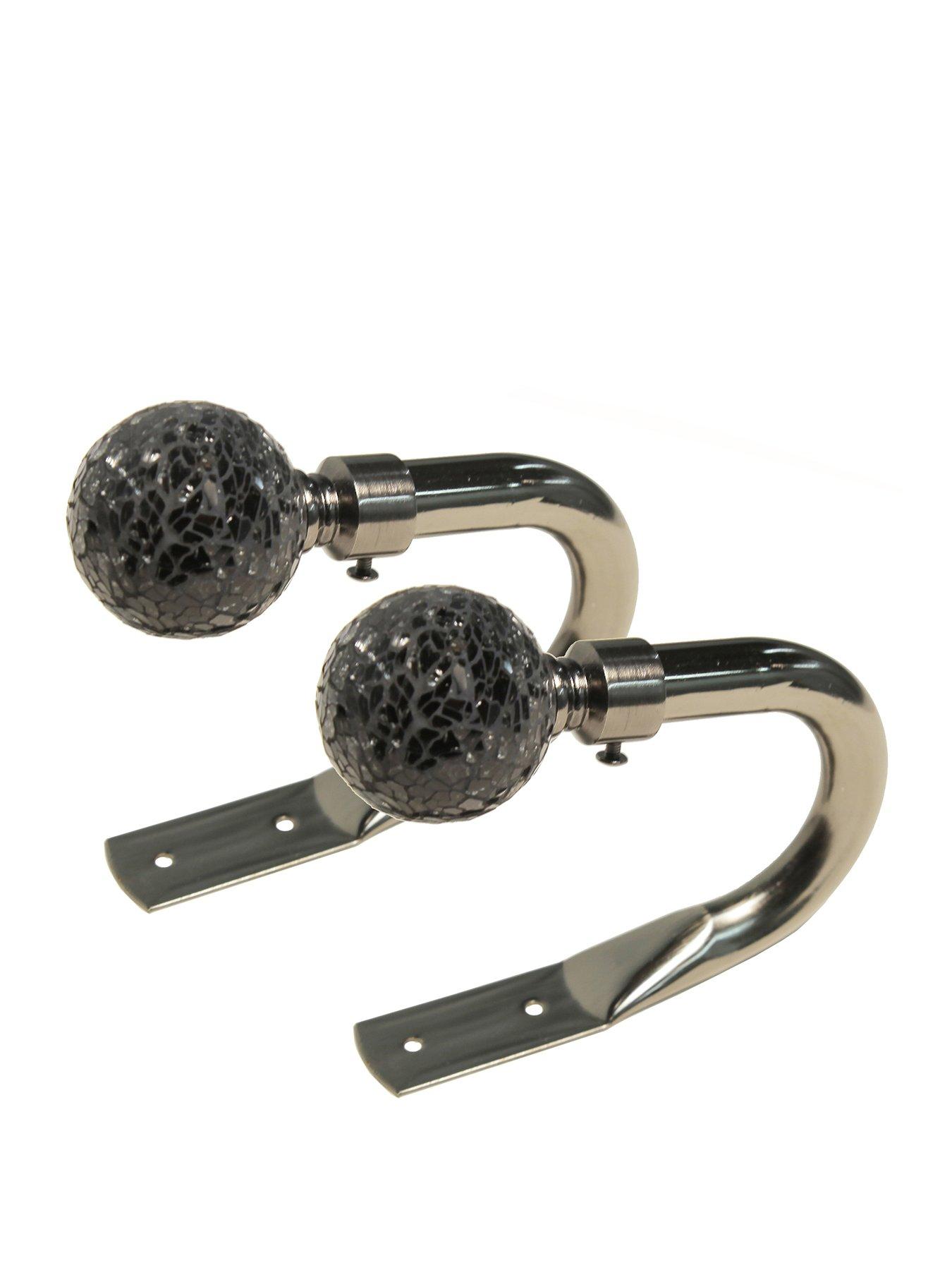 Image 2 of 6 of The Very Collection Crackle Glass Finial&nbsp;Holdback