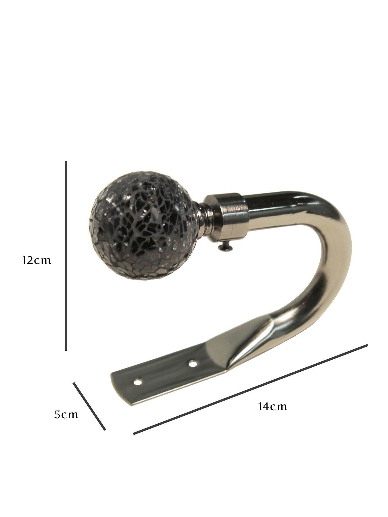 Image 3 of 6 of The Very Collection Crackle Glass Finial&nbsp;Holdback