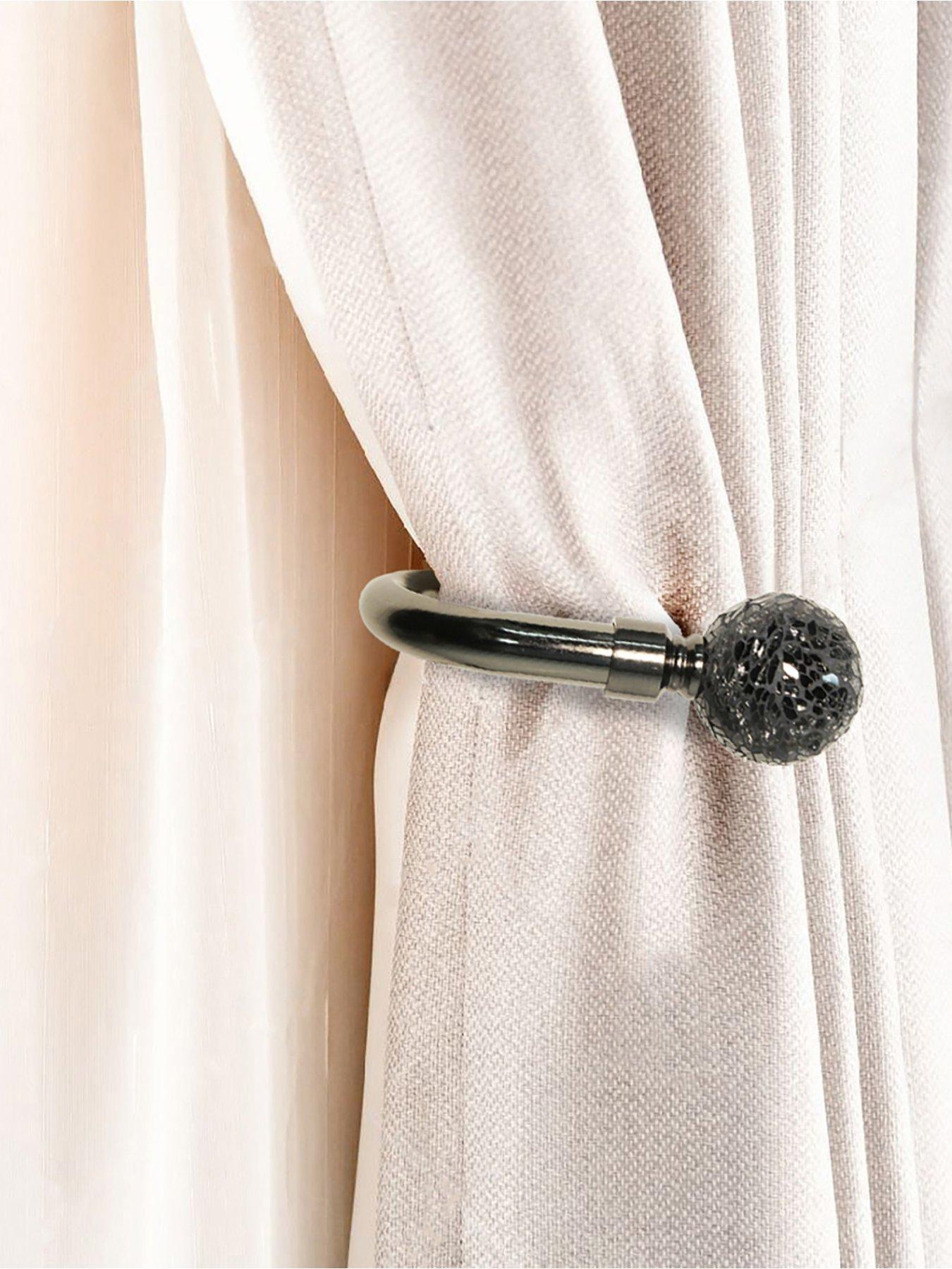 Image 4 of 6 of The Very Collection Crackle Glass Finial&nbsp;Holdback