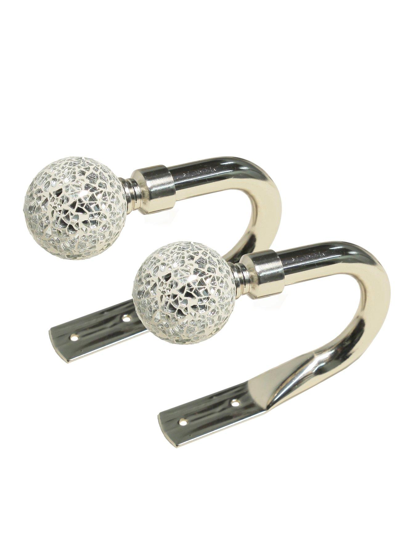 Image 6 of 6 of The Very Collection Crackle Glass Finial&nbsp;Holdback