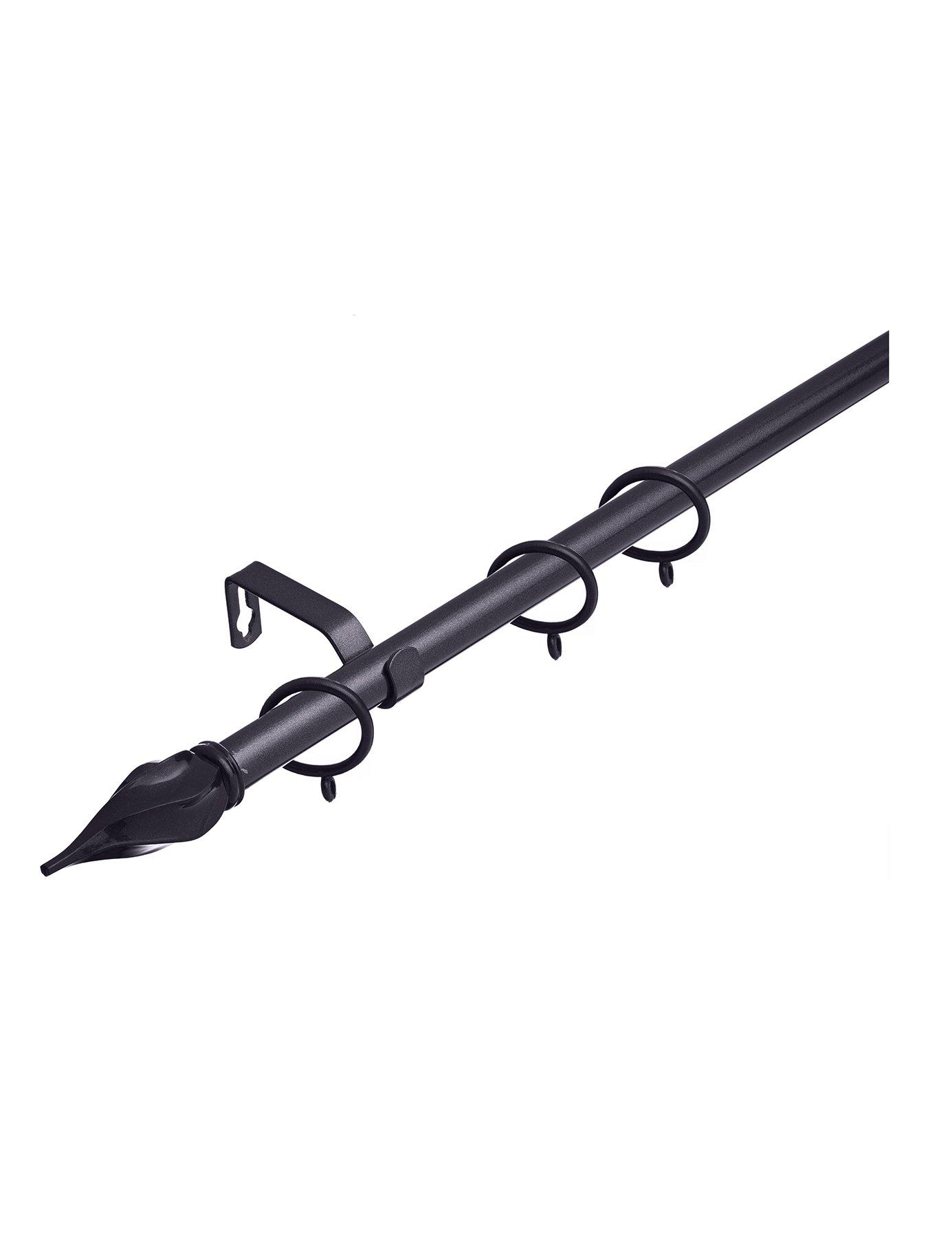 Image 1 of 7 of The Very Collection Value Spiral Finial 19 mm Extendable Curtain Pole