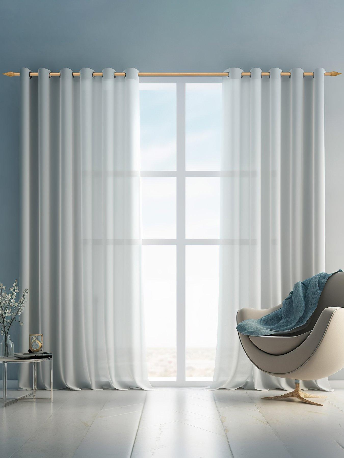 very-home-value-spiral-finial-19-mm-extendable-curtain-poleoutfit