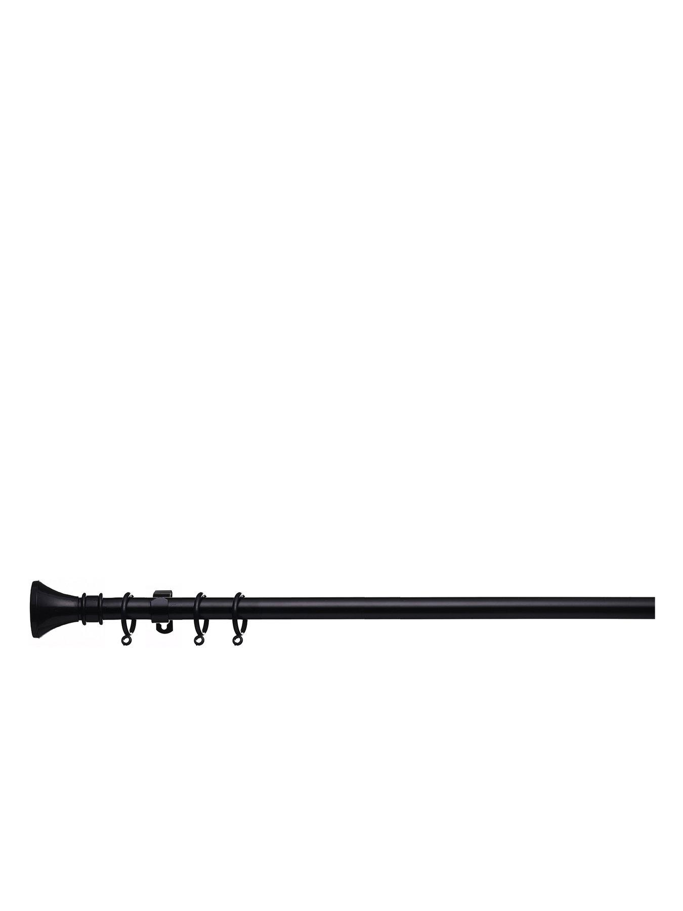 very-home-value-trumpet-finial-19-mm-extendable-curtain-pole