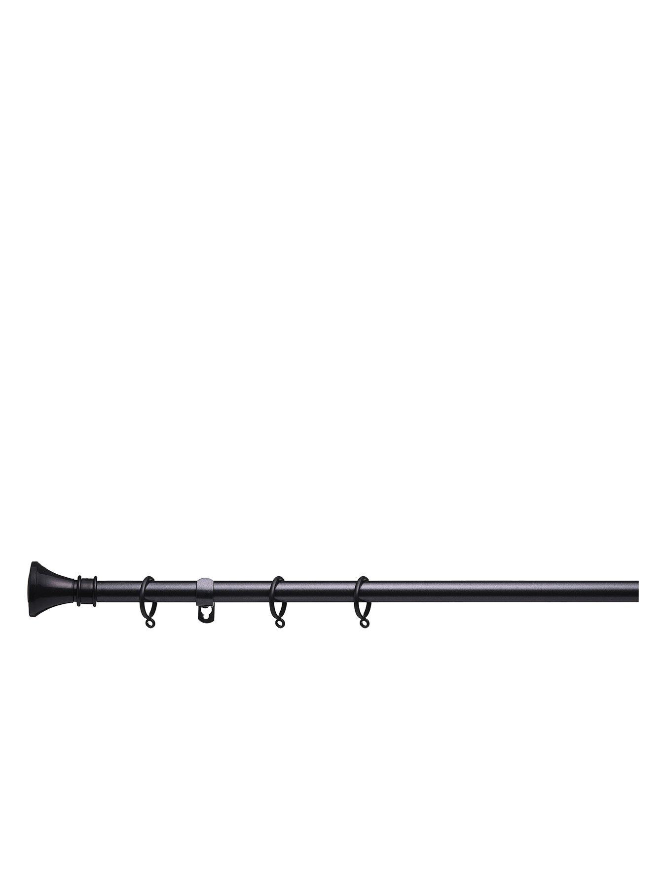 very-home-value-trumpet-finial-19-mm-extendable-curtain-pole