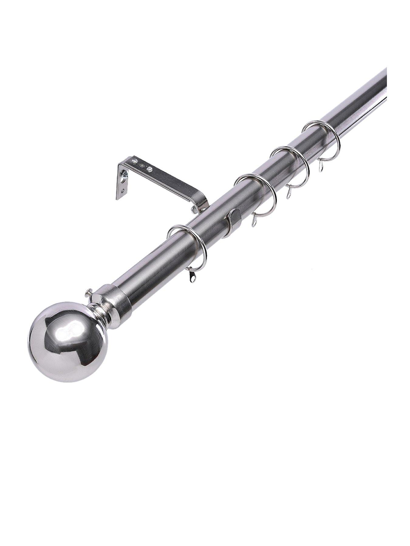 Image 1 of 7 of The Very Collection Ball Finial 28 mm Extendable Curtain Pole