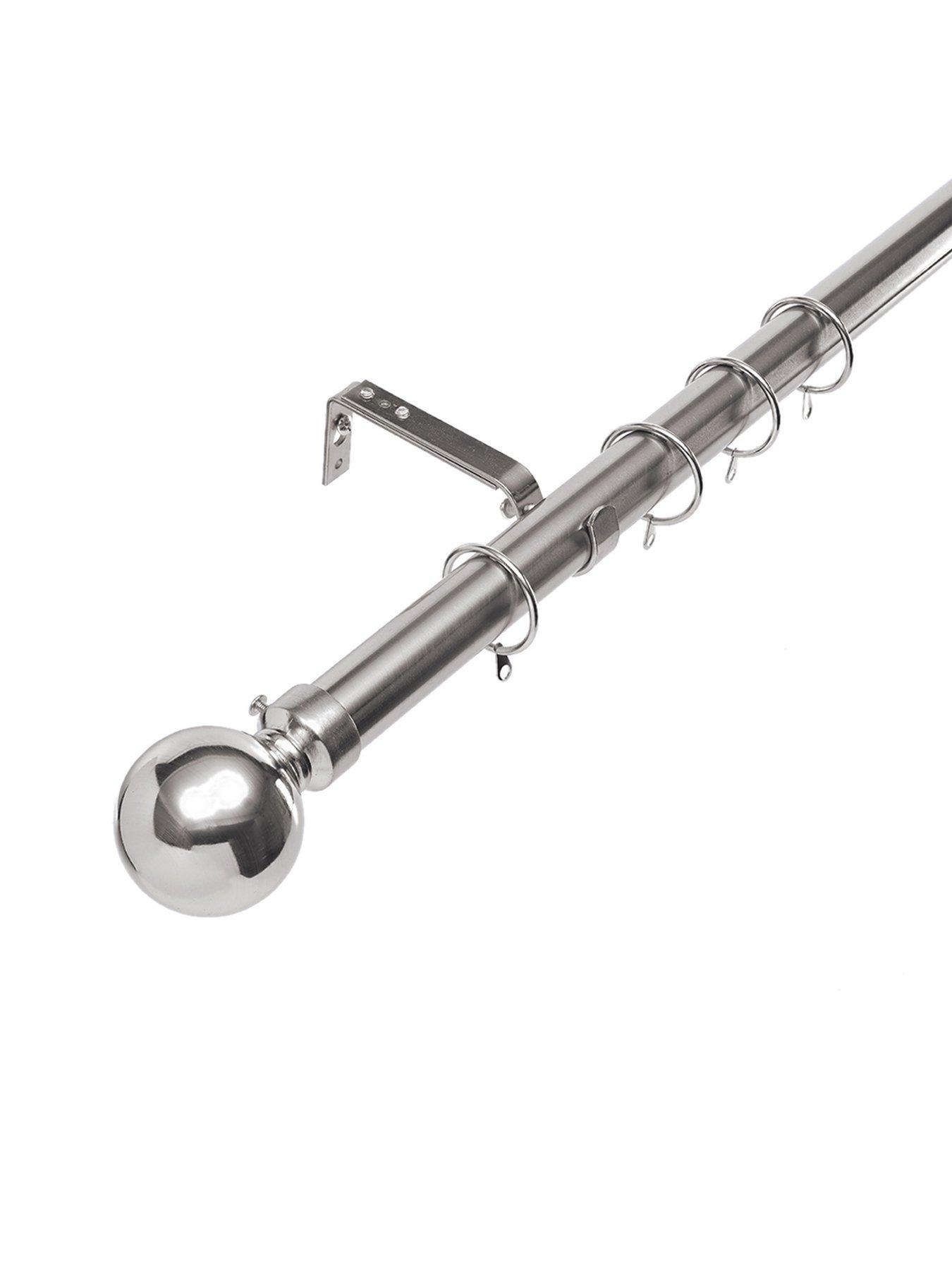 Very Home Ball Finial 28 mm Extendable Curtain Pole