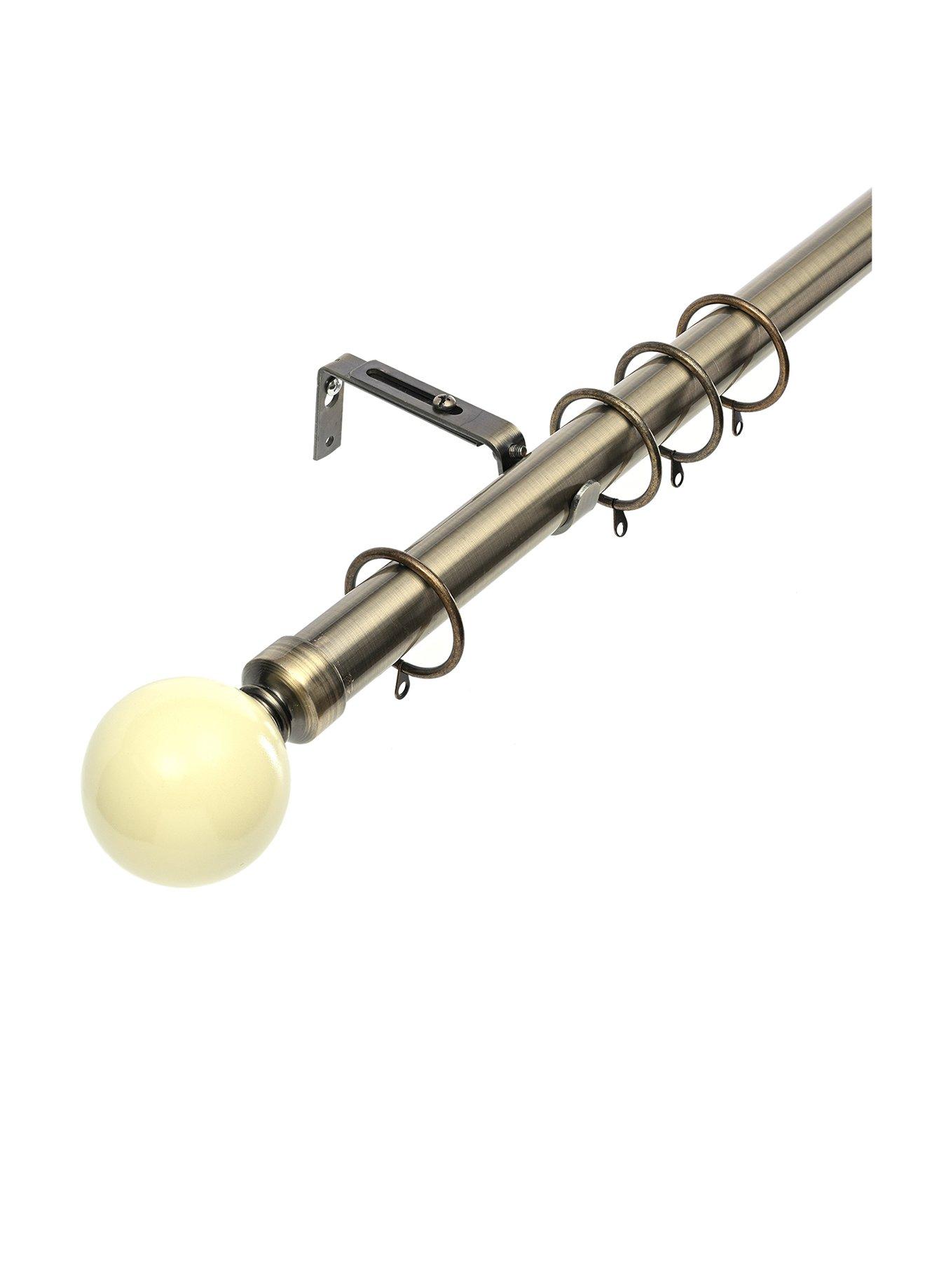 very-home-painted-ball-finial-extendable-curtain-pole