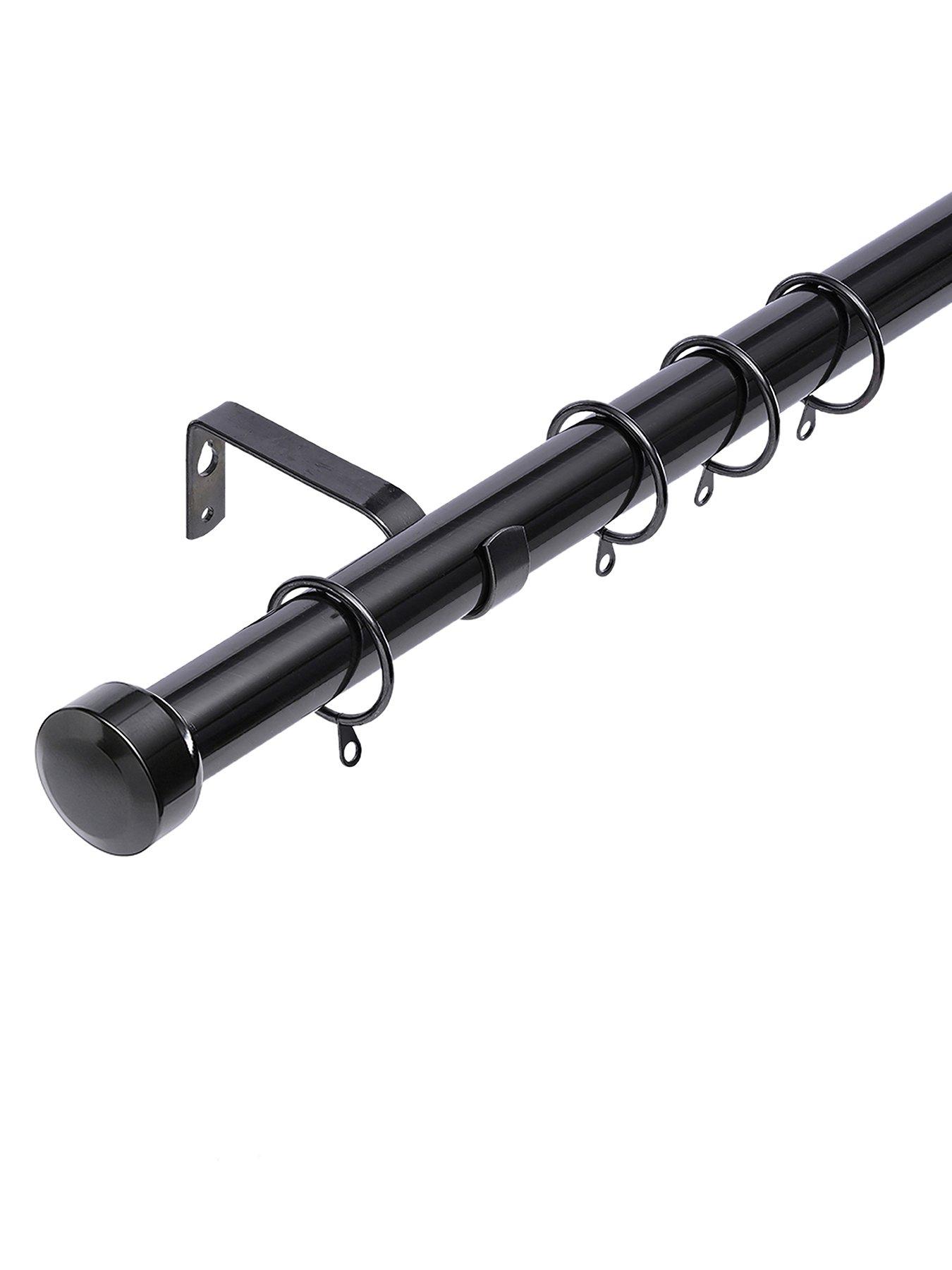 The Very Collection Stopper End Finial Extendable Curtain Pole