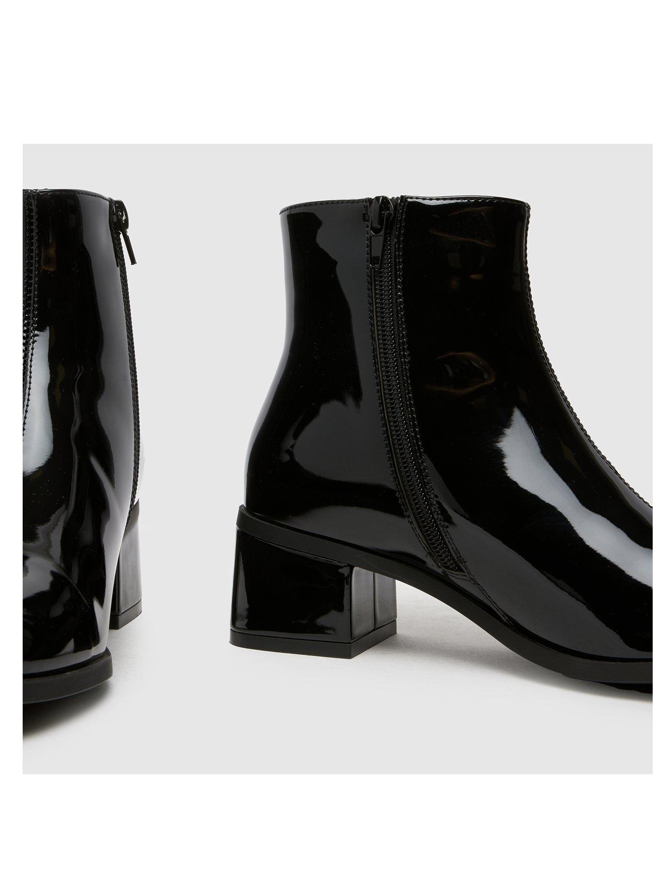 Image 3 of 4 of Schuh Clara Block Heel Boot - Black