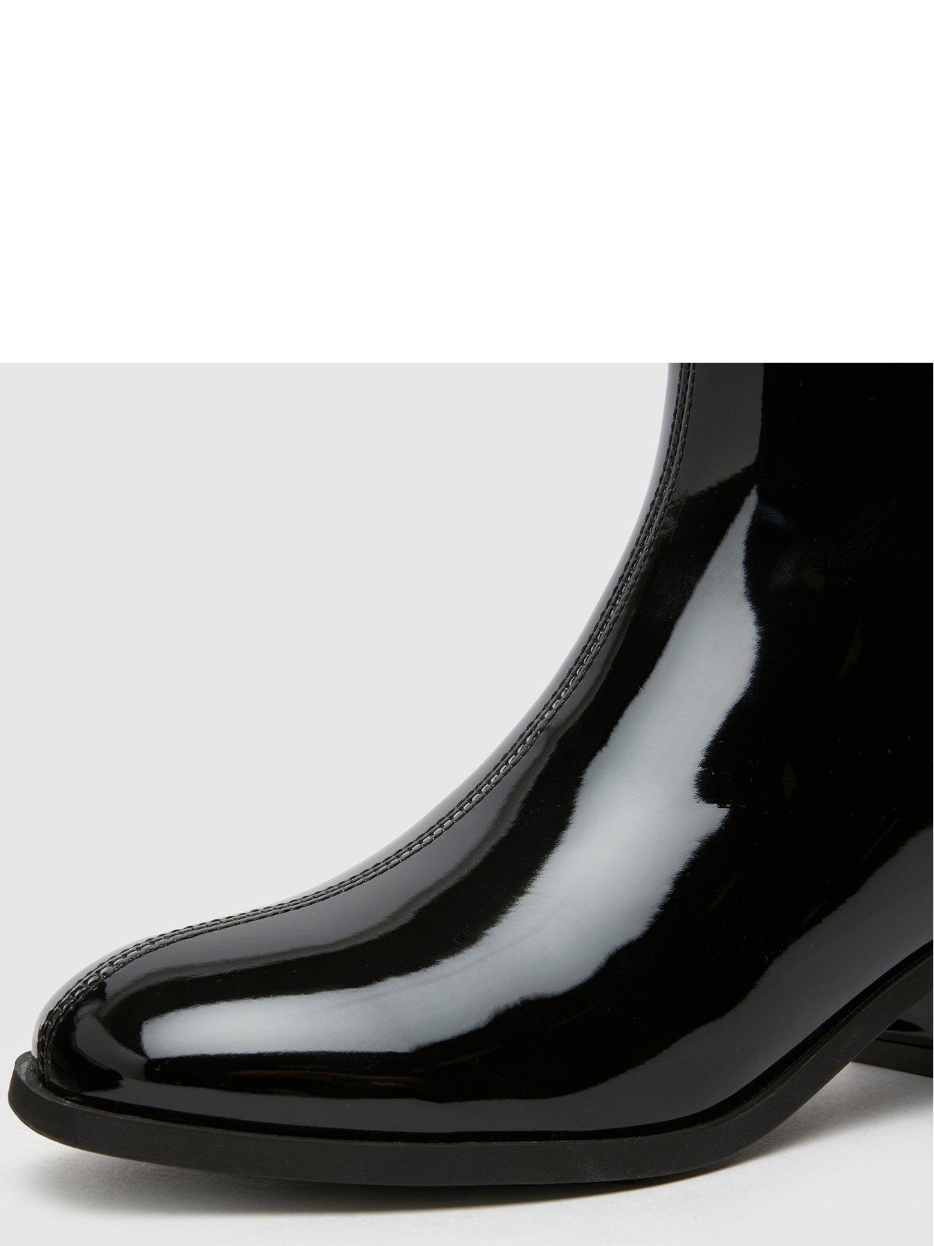 Image 4 of 4 of Schuh Clara Block Heel Boot - Black