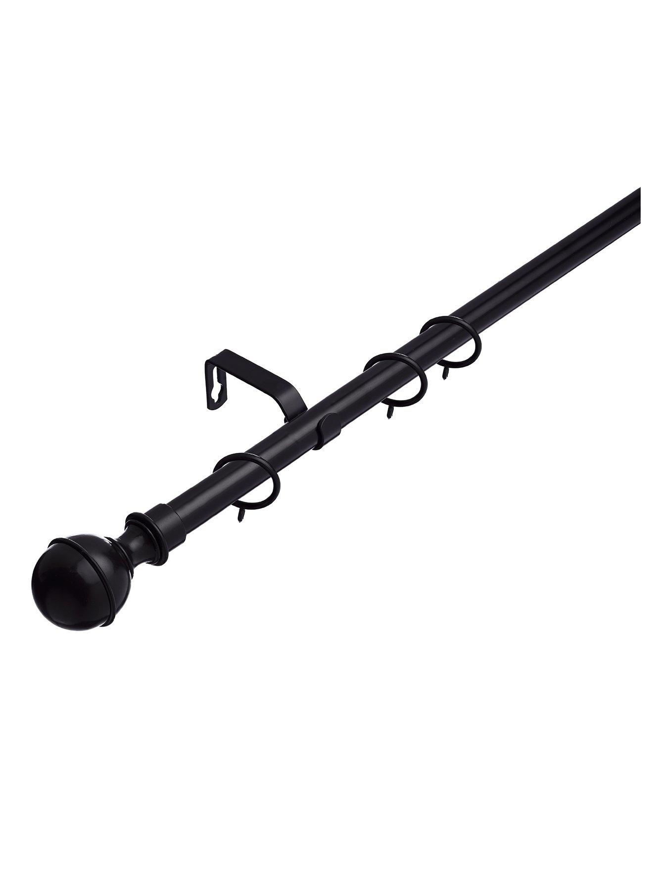 Image of Very Home Value Ball Finial 19 mm Extendable Curtain Pole