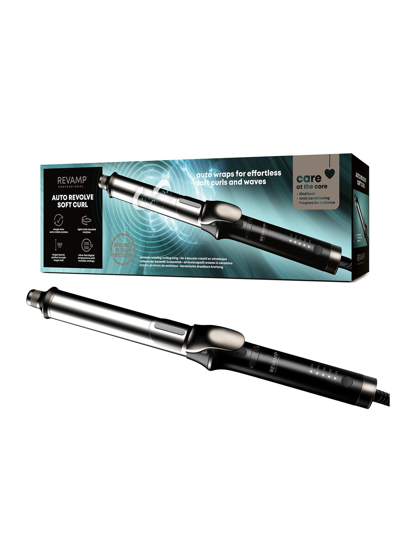 Image 1 of 8 of Revamp Soft Curl Auto Revolve Ceramic Rotating Curling Tong