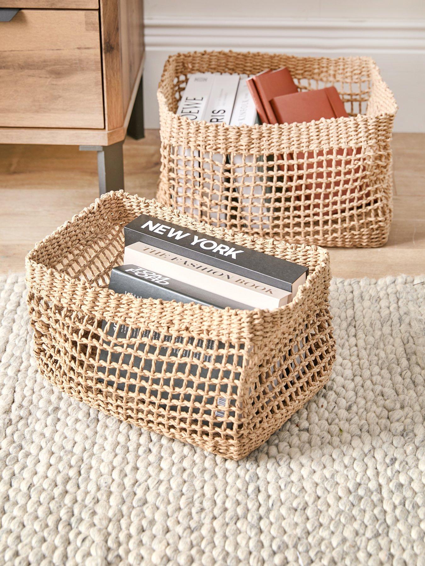 the-very-collection-set-of-2-rectangle-paper-rope-baskets-3733cm