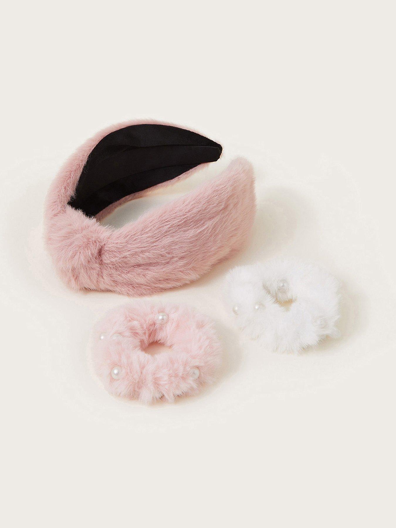 monsoon-girls-fluffy-hairband-scrunchie-pinkfront