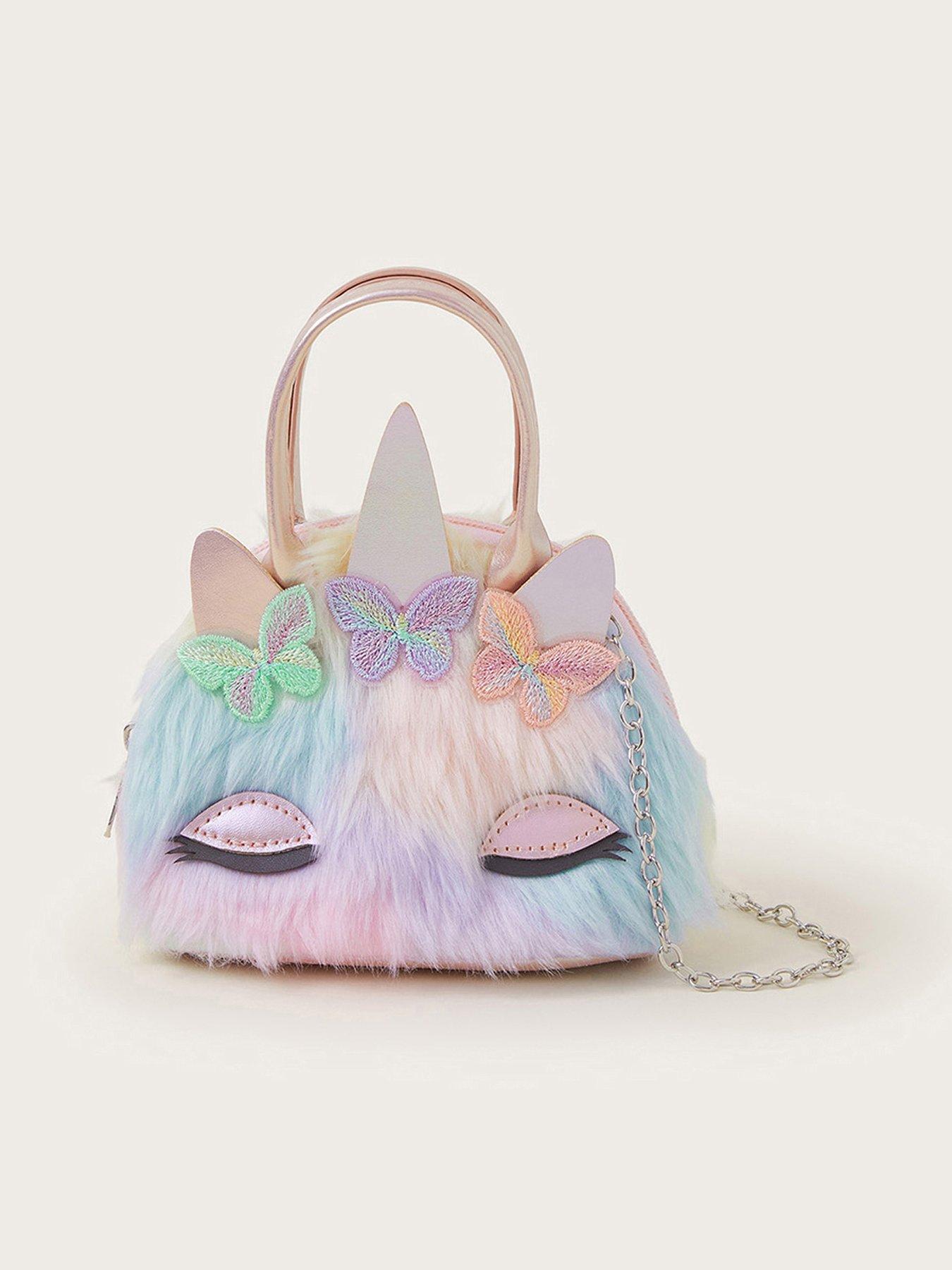 monsoon-girls-rainbow-fluffy-unicorn-bag-multi