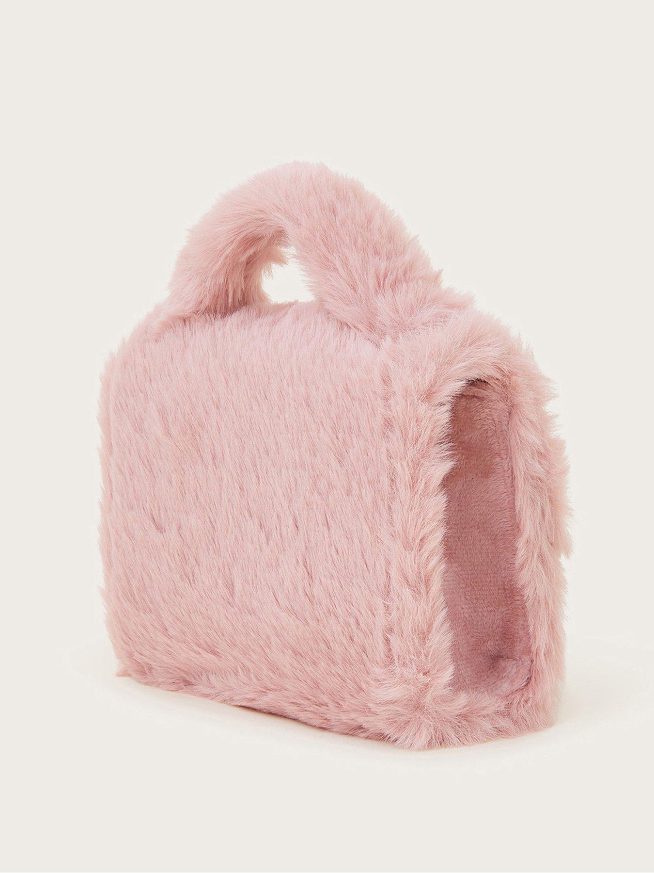 monsoon-girls-mini-fluffy-faux-fur-handbag-pinkback