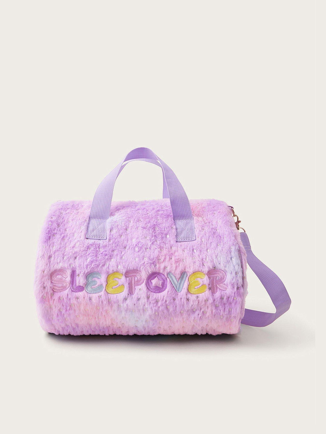 Image 1 of 4 of Monsoon Girls Rainbow Foil Sleepover Bag - Multi