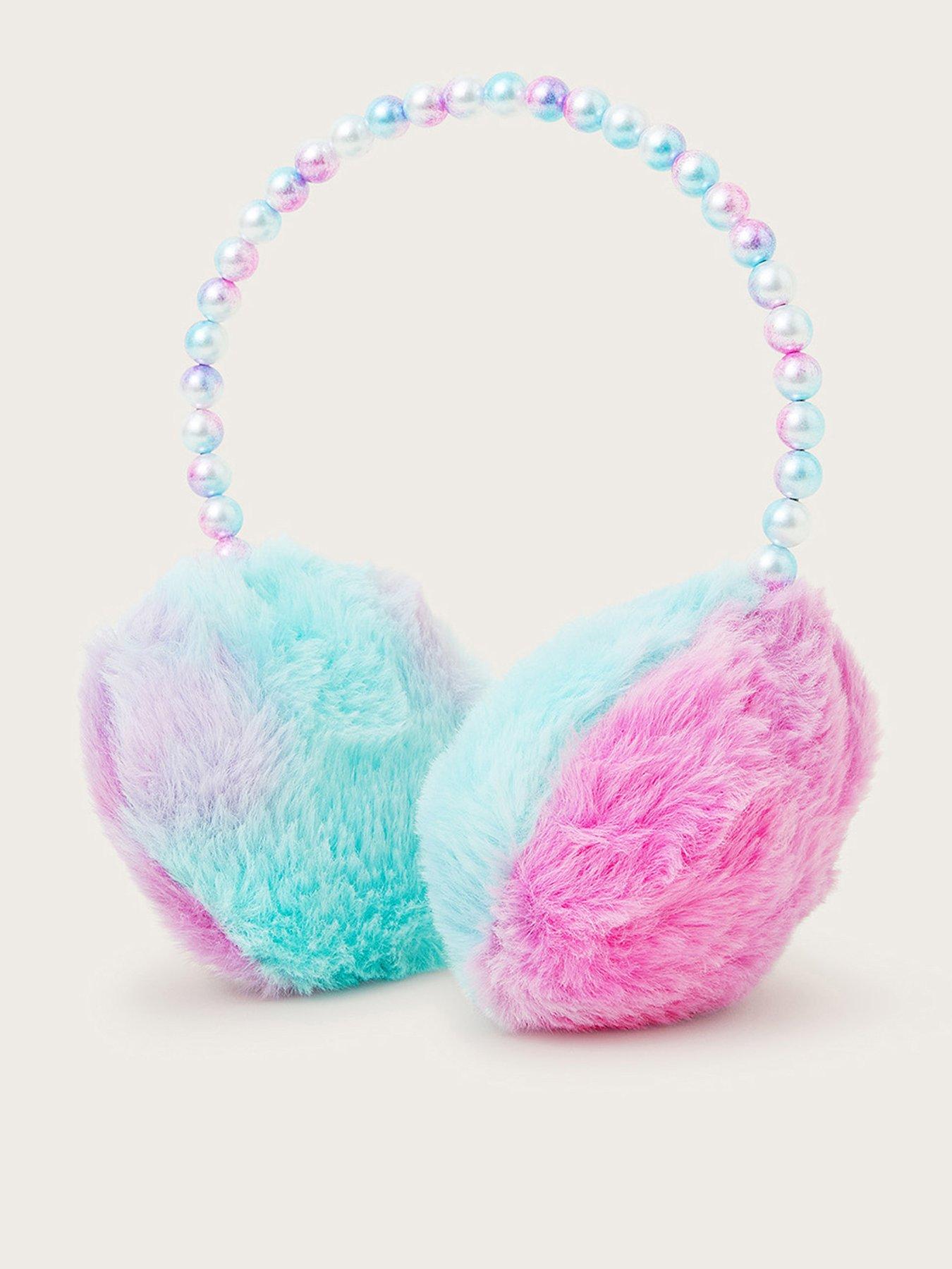 monsoon-girls-rainbow-pearl-faux-fur-earmuffs-multi