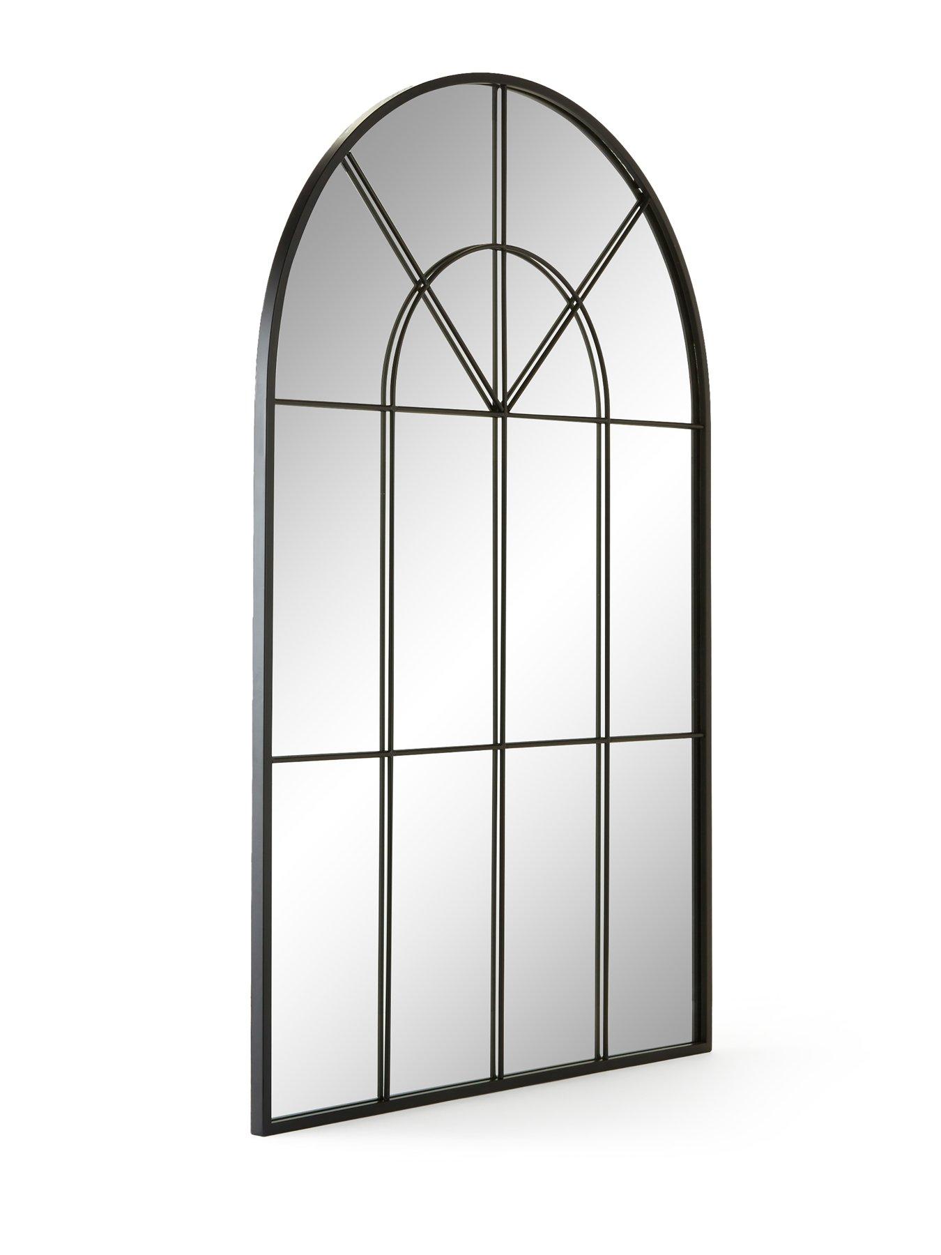 Image 3 of 4 of The Very Collection Arched Window Pane Mirror &ndash; 60 x 90 cm