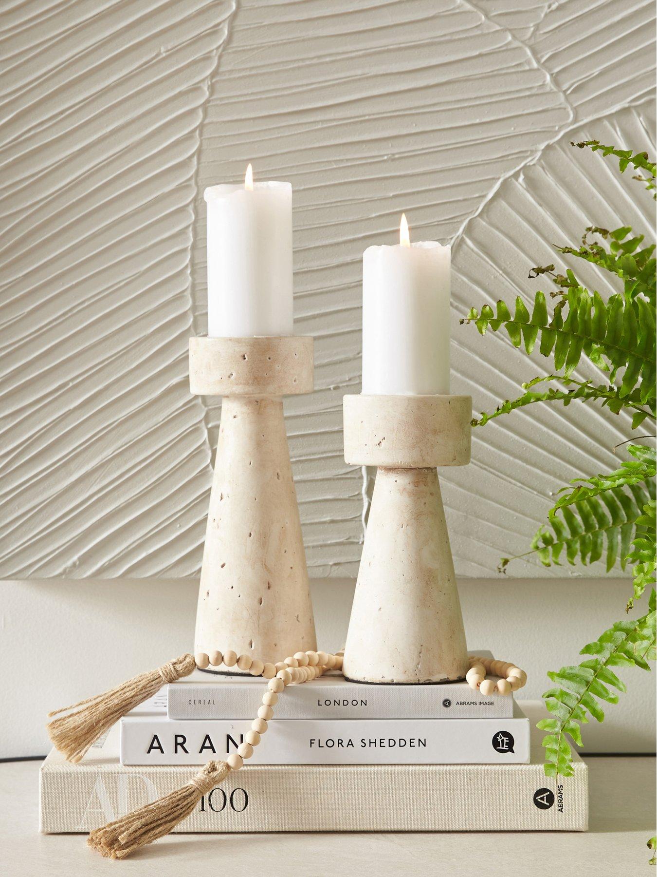 michelle-keegan-home-set-of-2-concrete-candle-holders