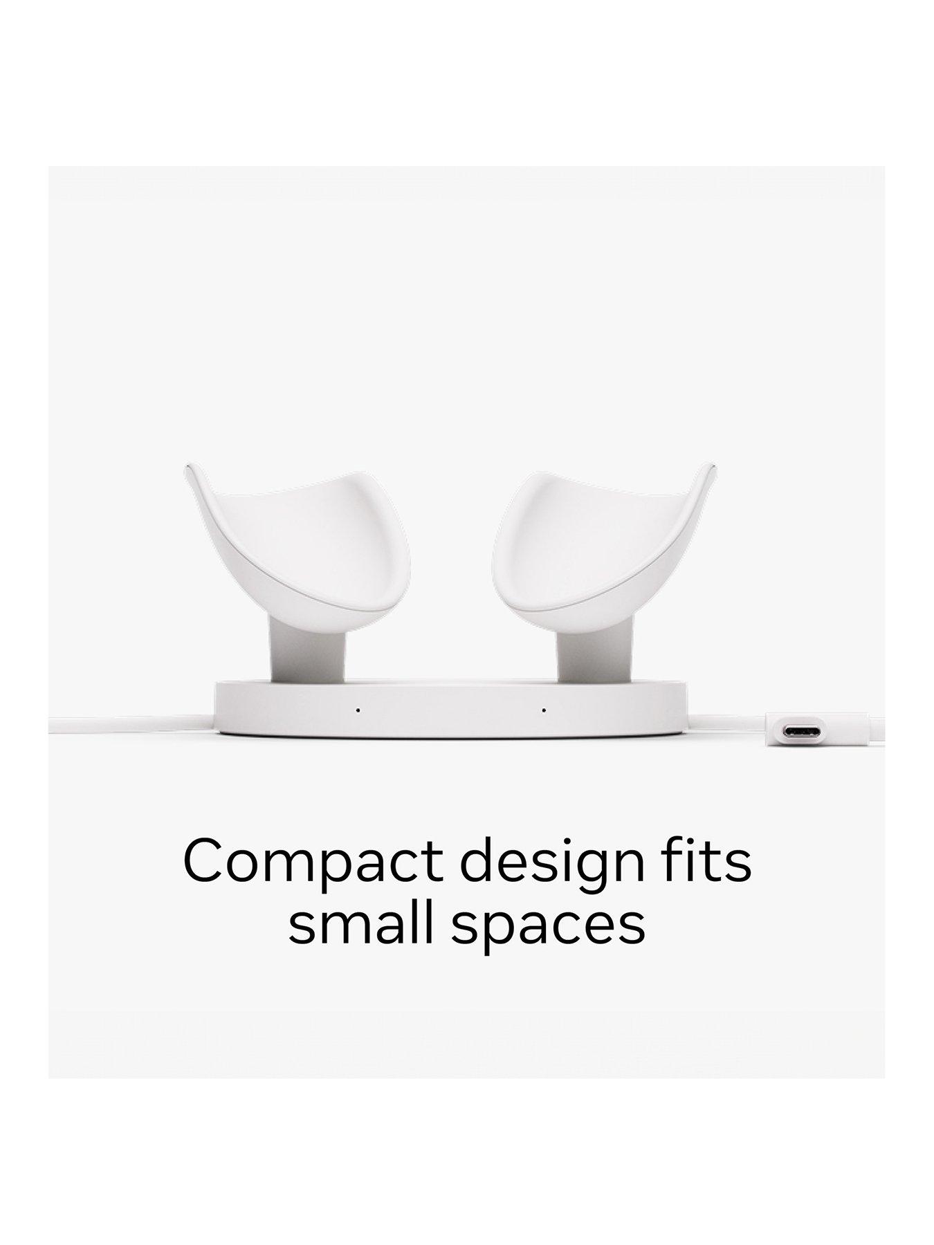 Image 2 of 8 of Meta Quest Compact Charging Dock - Works with Meta Quest 3/3S - Extended headset charging cable - Wireless charging for Touch Plus controllers