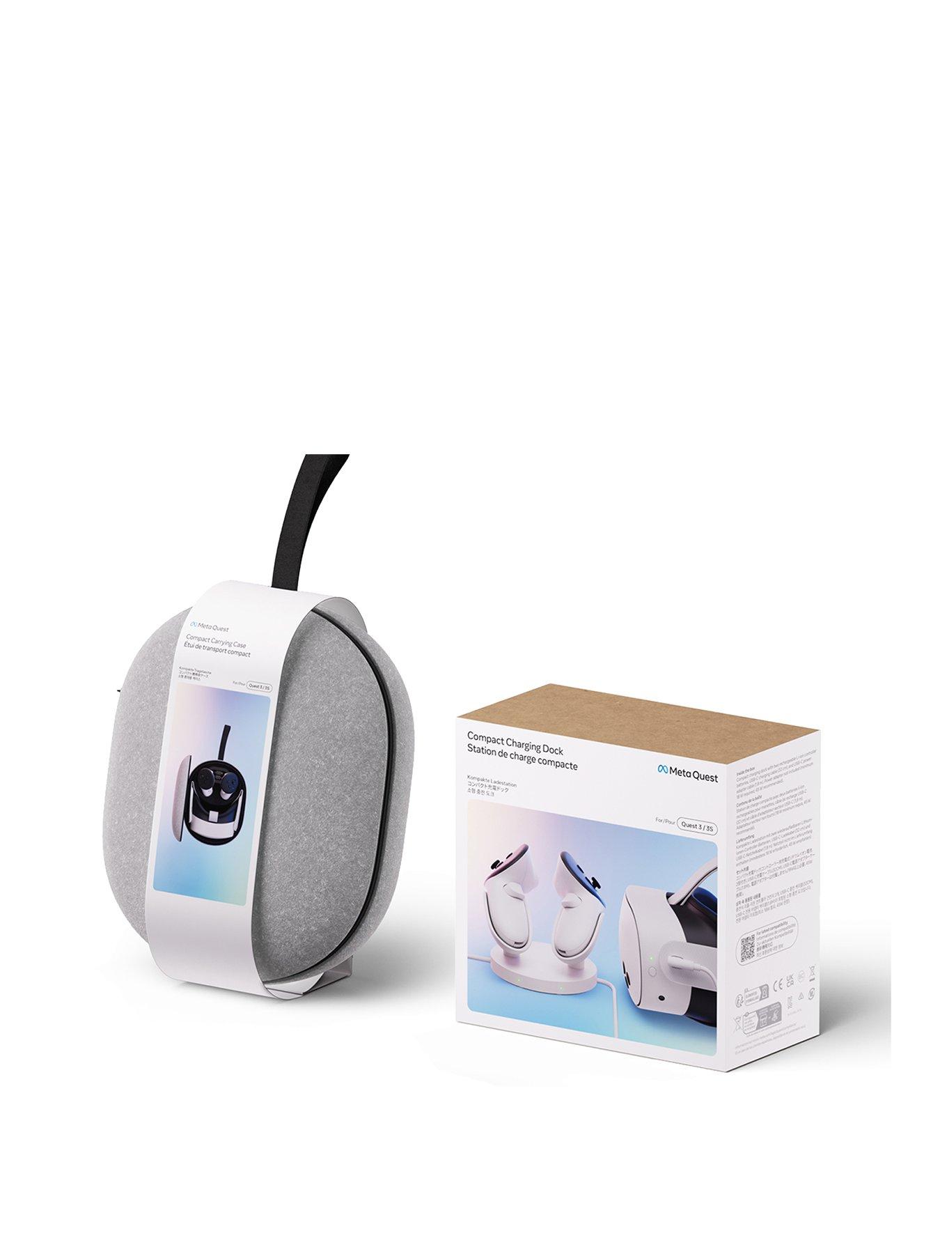 Image 1 of 7 of Meta Quest 3S Compact Charging Dock and Carrying Case&nbsp;Accessories Bundle