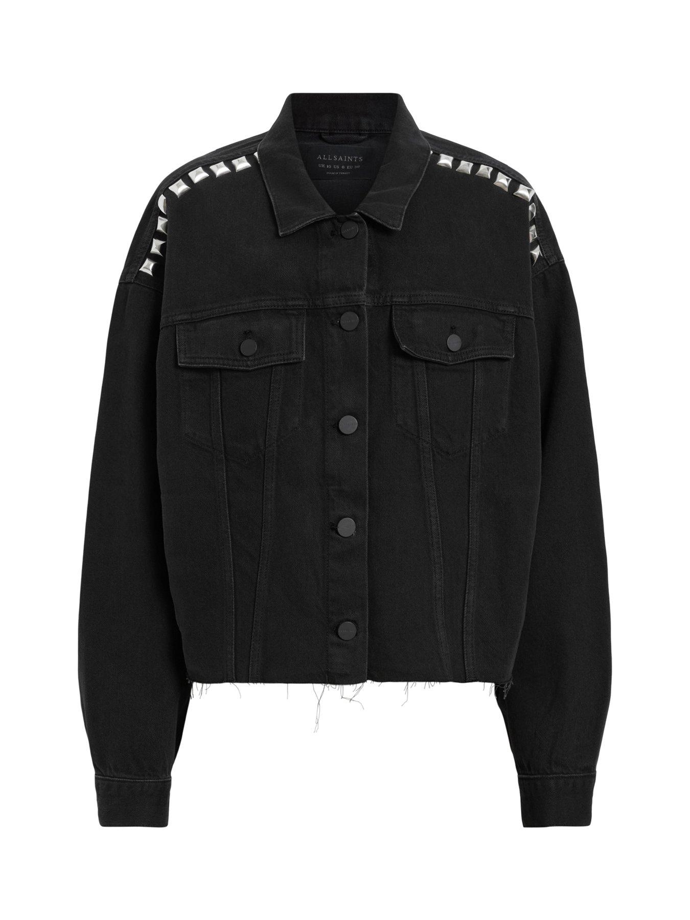 allsaints-piper-stud-shacket-blackdetail