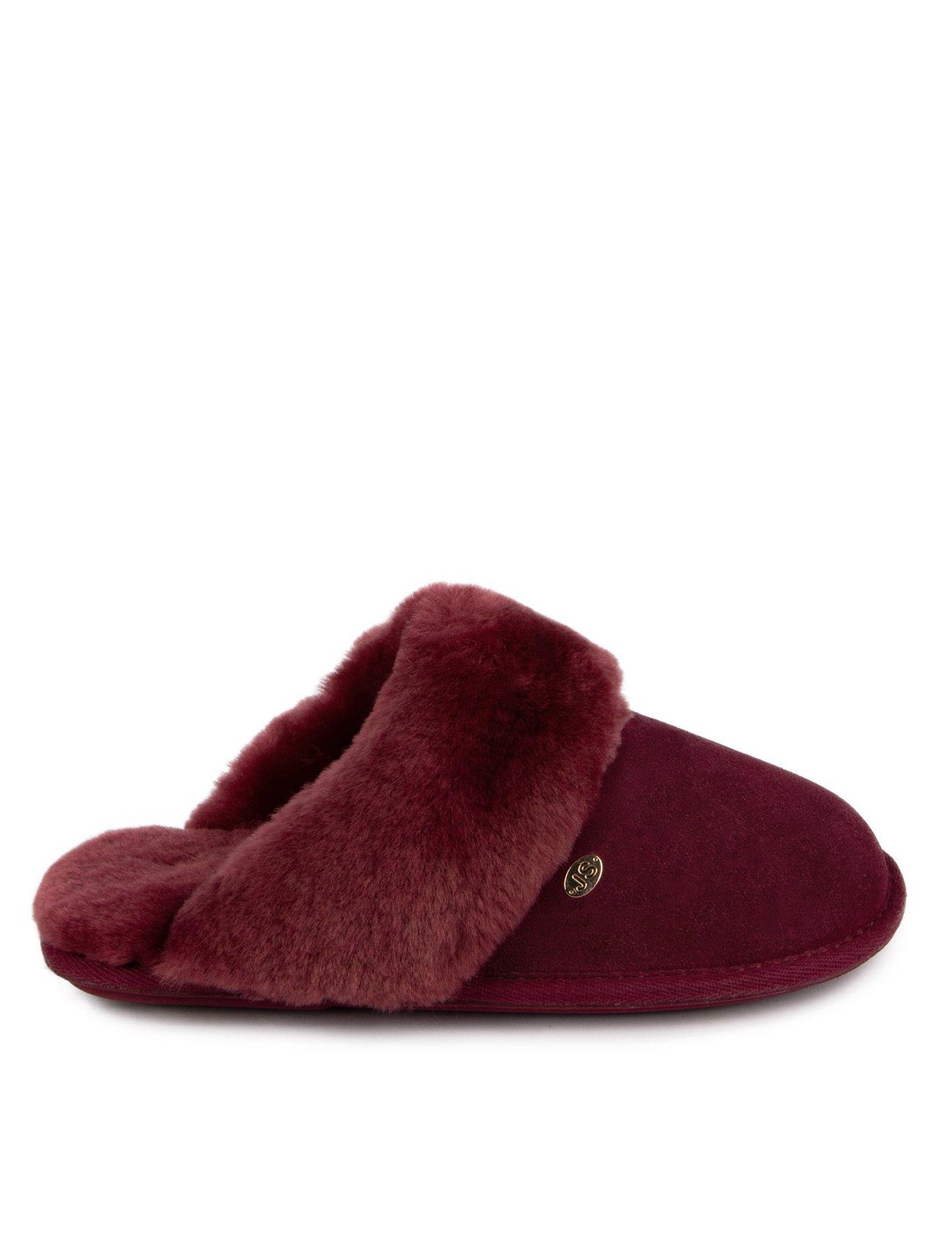 just-sheepskin-duchess-mule-slippers-red