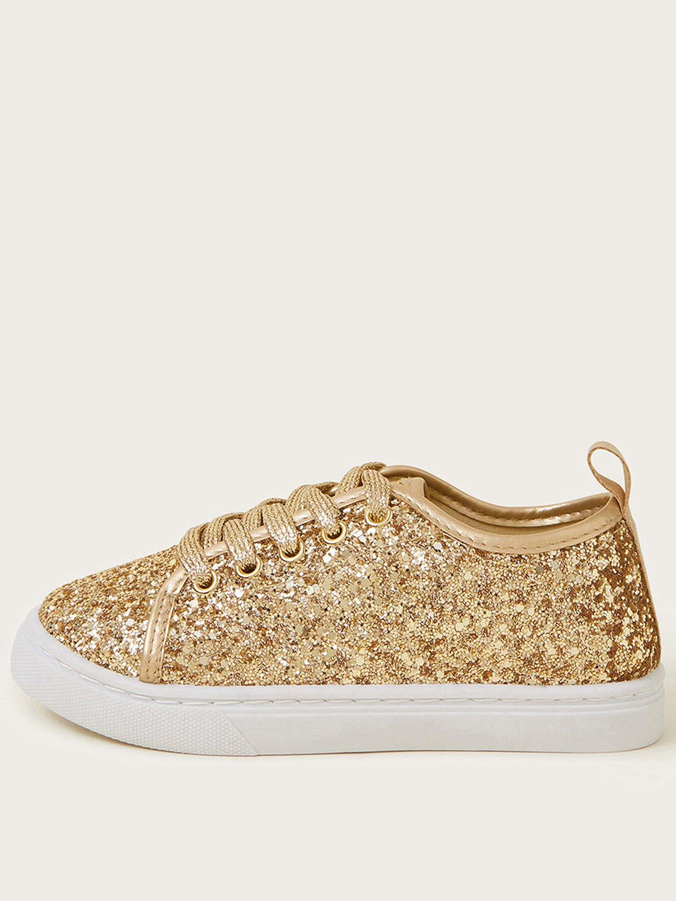 monsoon-girls-sparkle-dust-trainers-gold