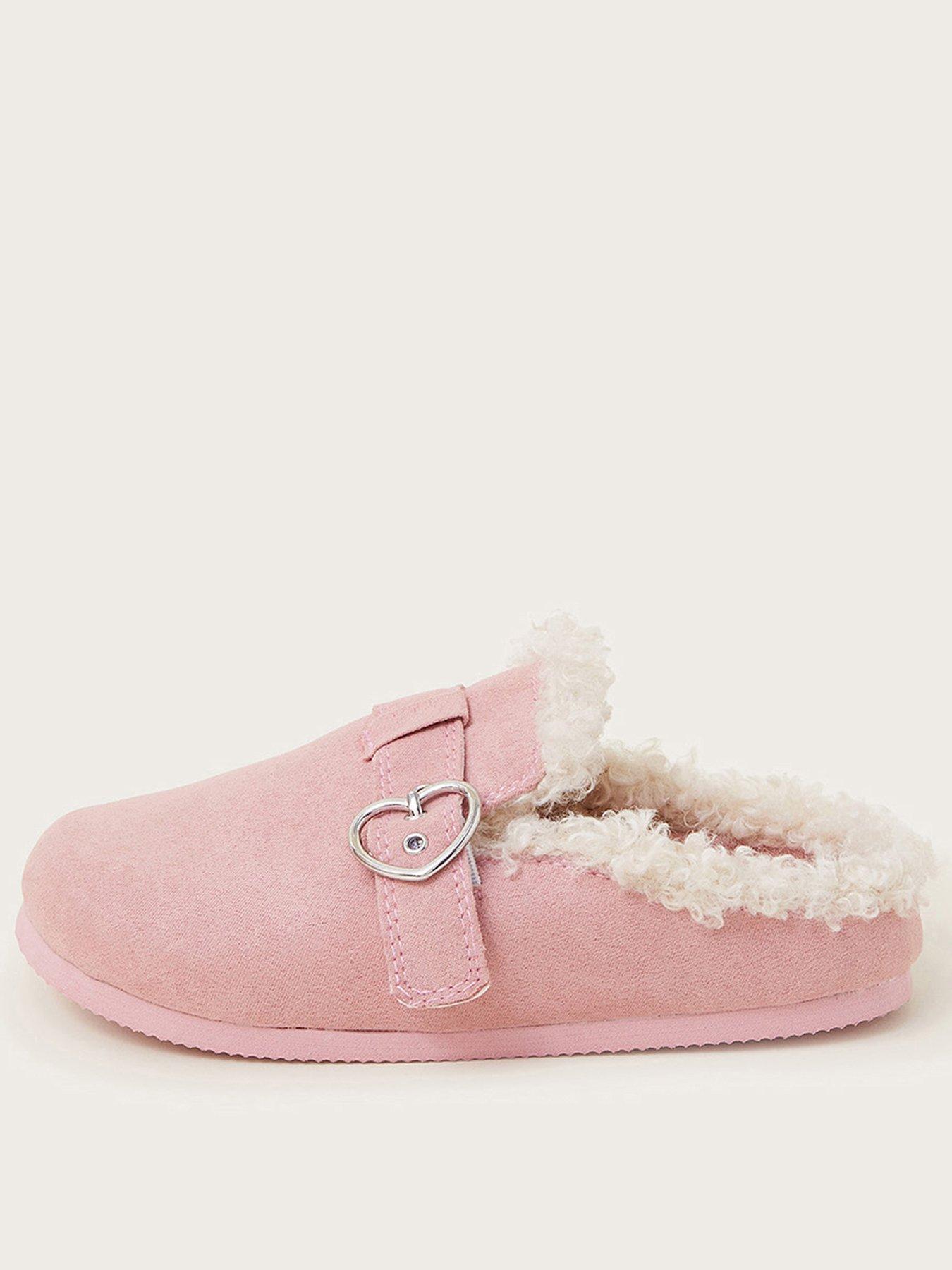 monsoon-girls-heart-buckle-slipper-clog-pink