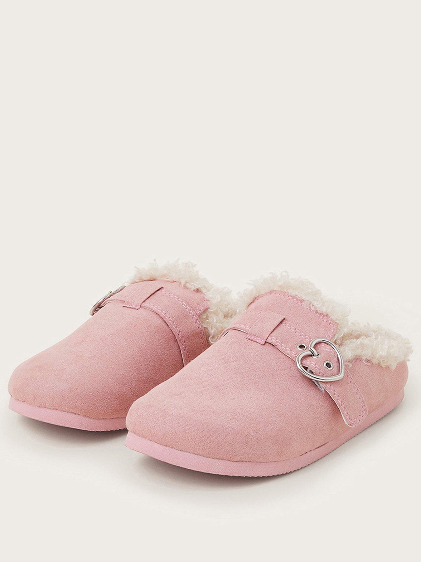 monsoon-girls-heart-buckle-slipper-clog-pinkstillFront