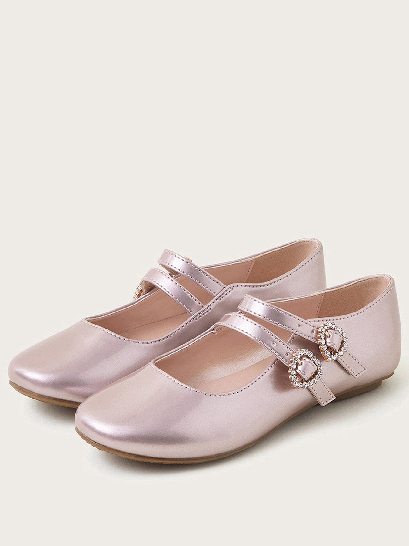 monsoon-girls-shiny-two-strap-ballerina-flats-pinkstillFront