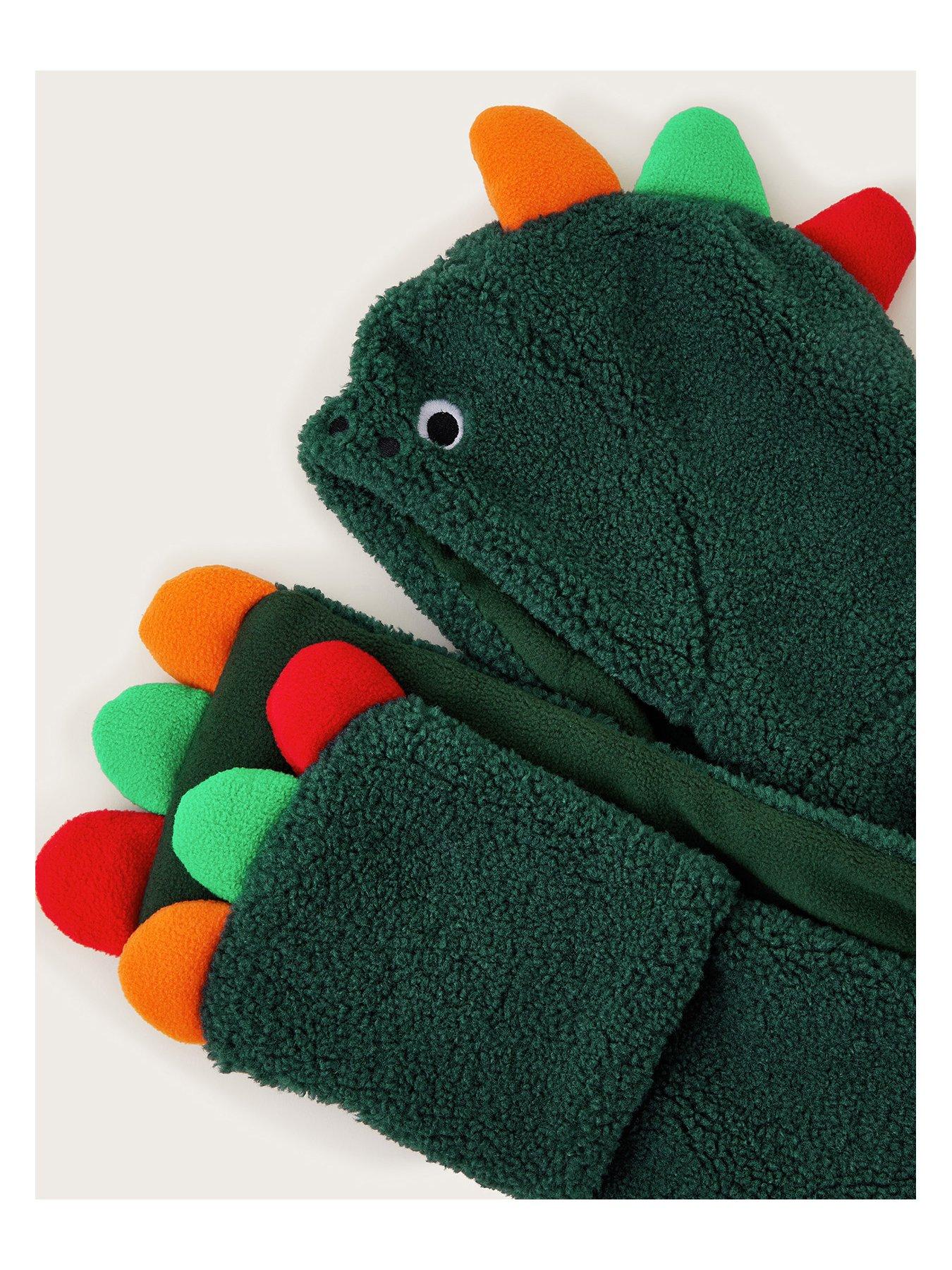 monsoon-boys-fleece-dino-hat-scarf-greenback