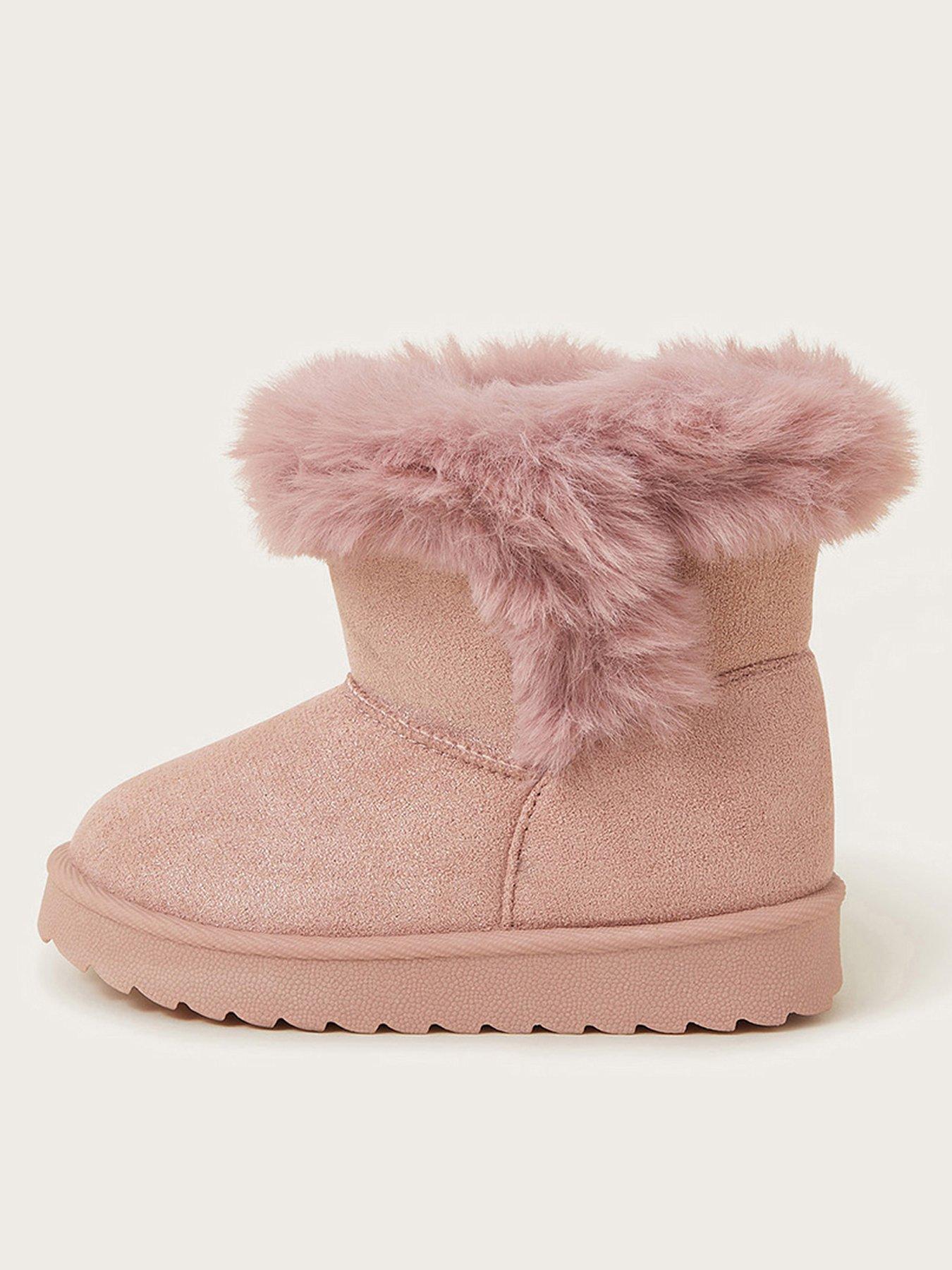 monsoon-girls-fluffy-pink-slouch-boots-pinkfront