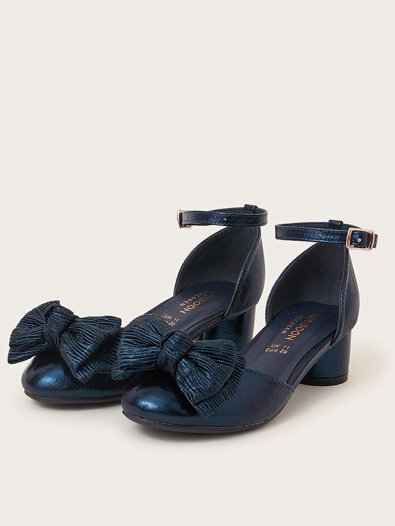 monsoon-girls-pleated-bow-two-part-heels-navystillFront