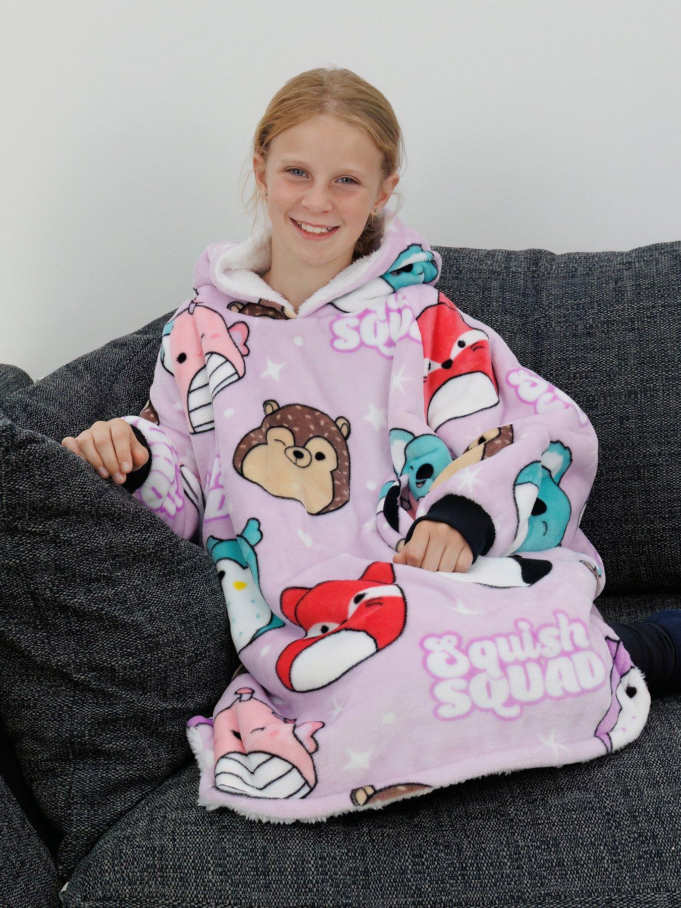 undefined Squishmallows Bright Hooded Wearable Fleece - Kids Medium