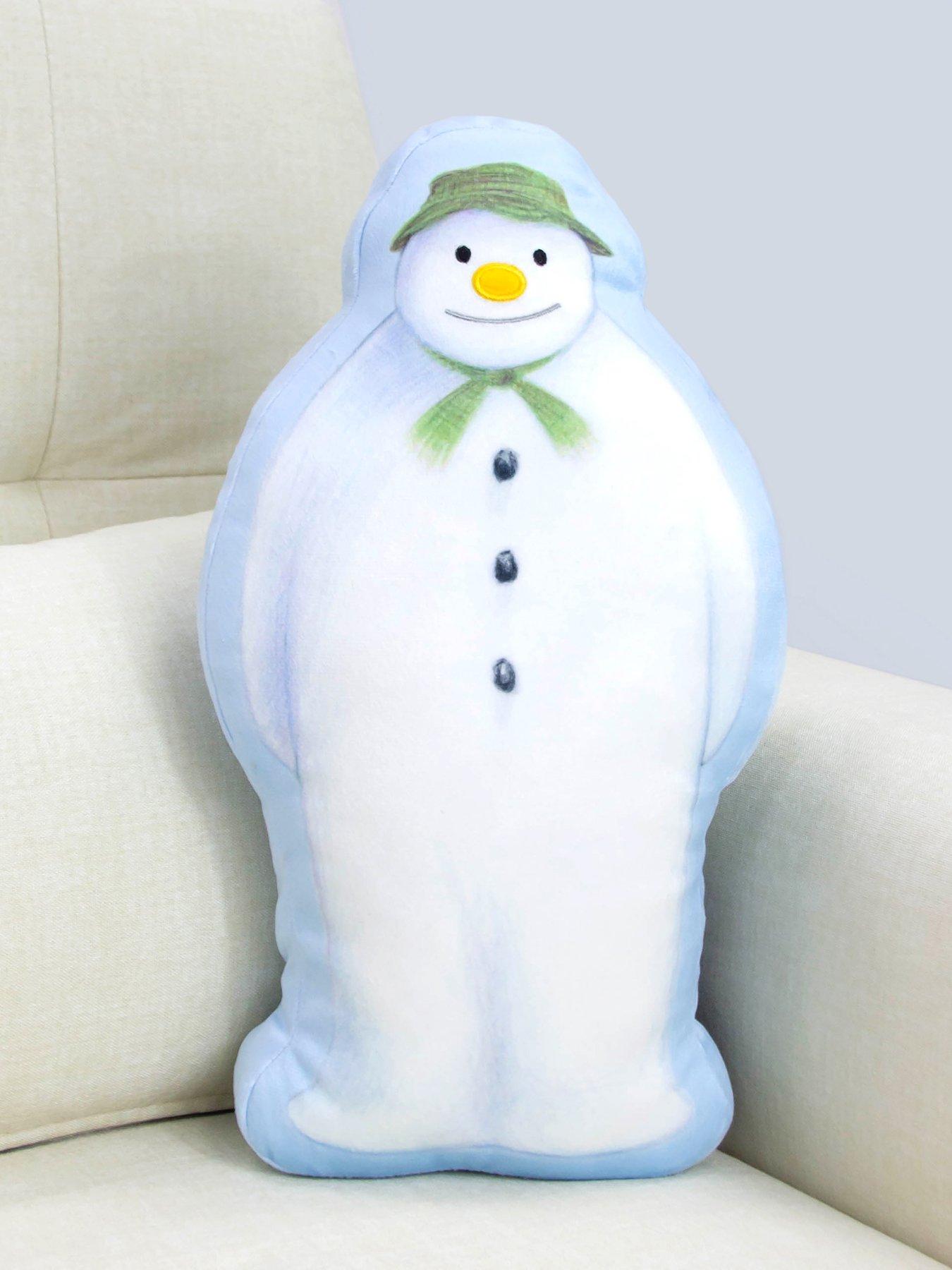 the-snowman-christmas-shaped-cushion-white