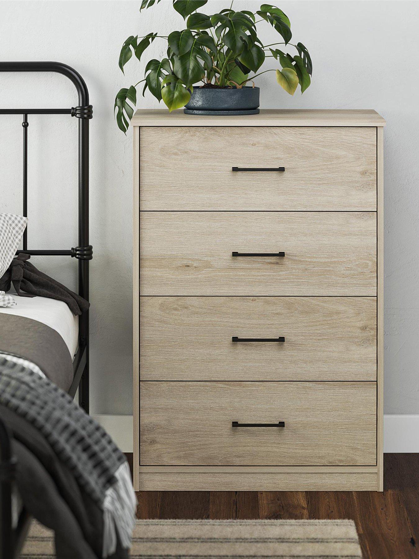 Image of Dorel Home Pearce 4 Drawer Chest - Oak