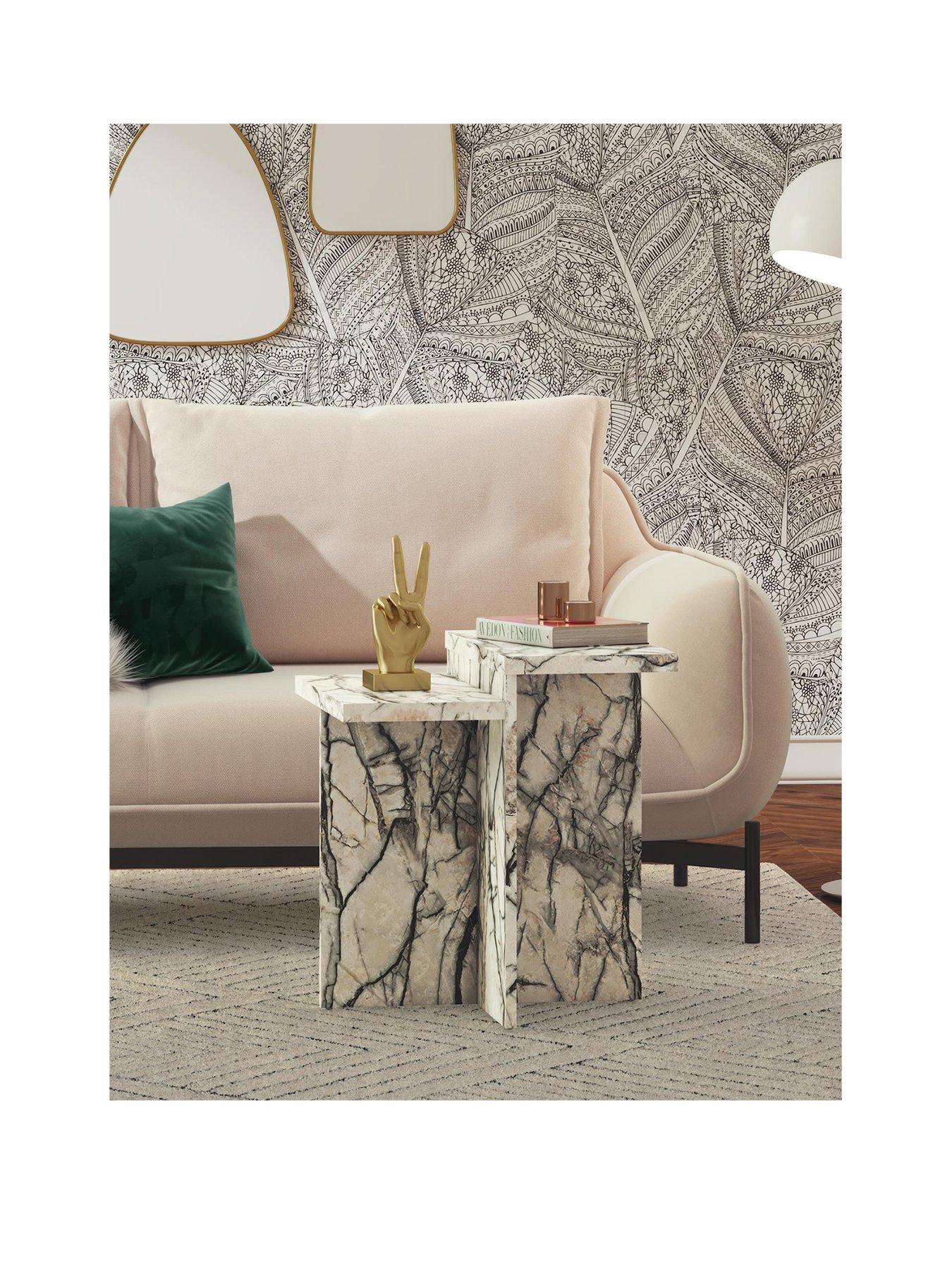 cosmoliving-by-cosmopolitan-brielle-faux-marble-side-table-onyxstillFront