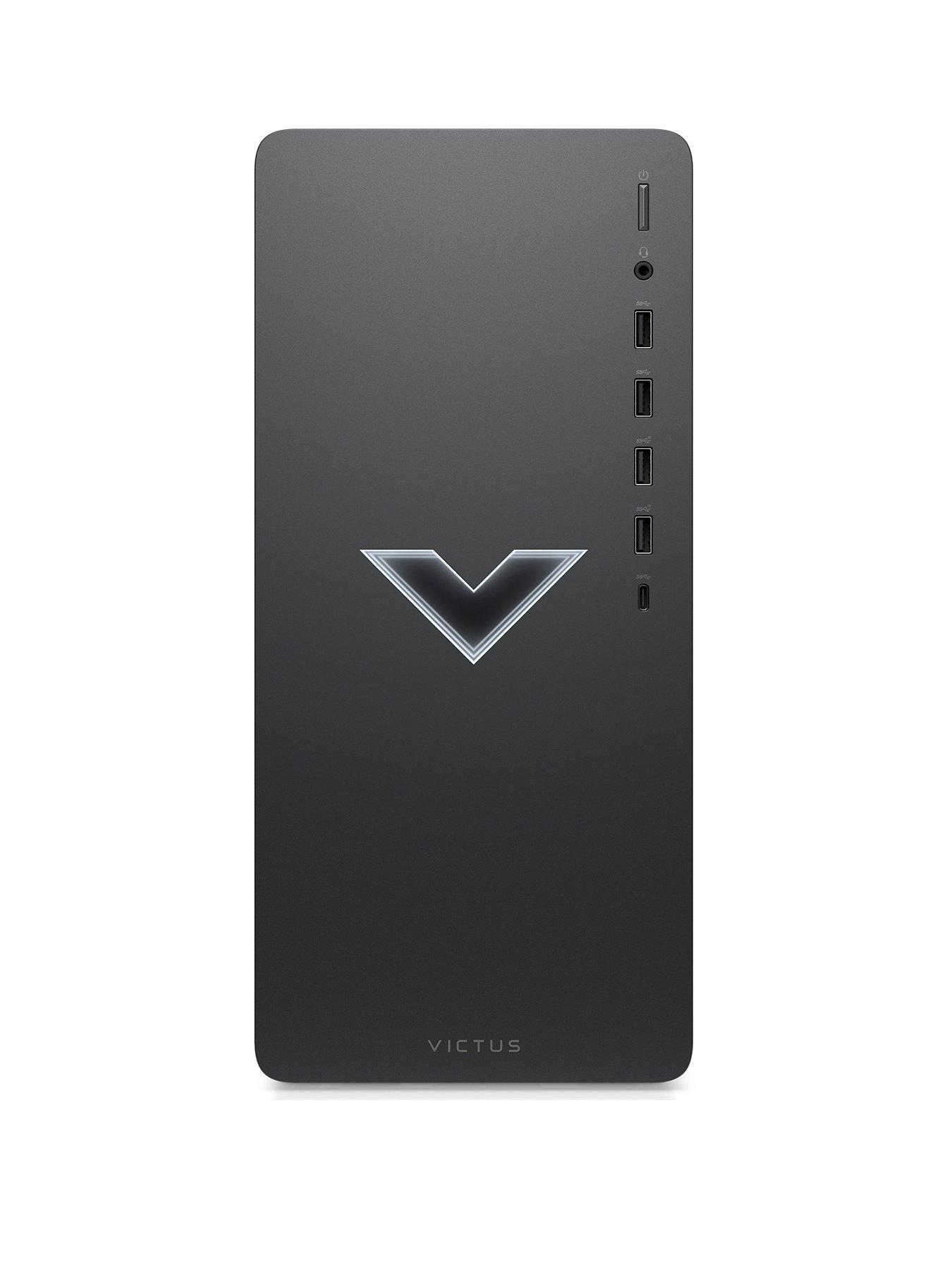 Image 2 of 7 of HP Victus 15L Gaming Desktop TG02-2001na - Intel Core i5-14400F, NVIDIA RTX 3050, 16GB RAM, 512GB SSD - Mica Silver