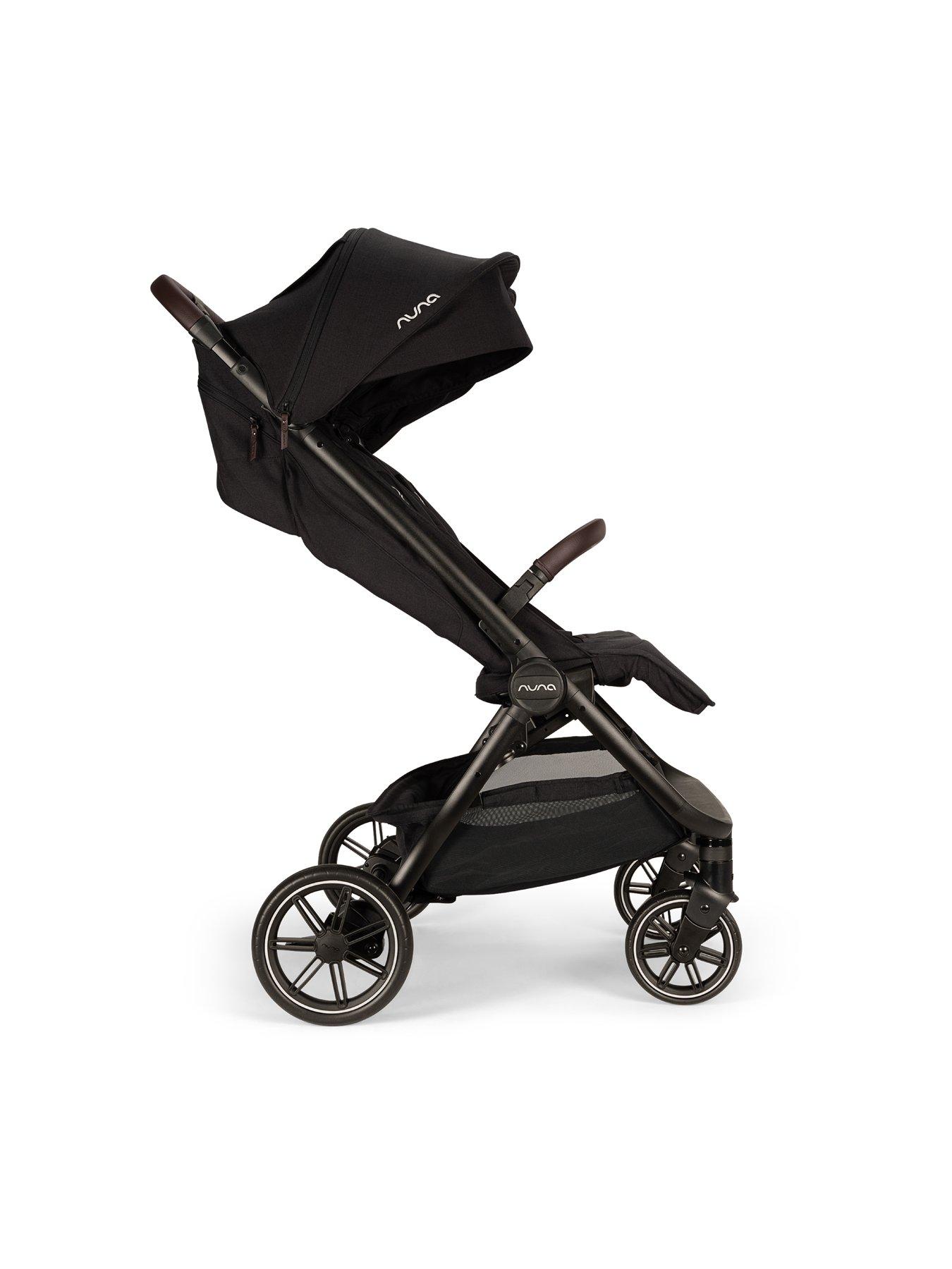 Image 3 of 8 of Nuna TRVL DUBL Stroller (w/RC) - Caviar