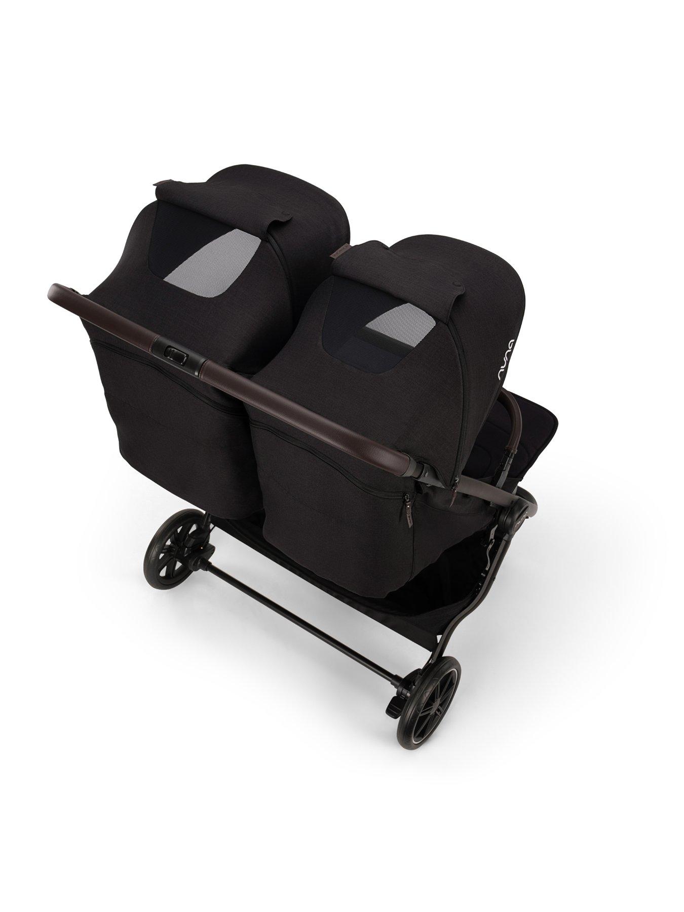 Image 5 of 8 of Nuna TRVL DUBL Stroller (w/RC) - Caviar