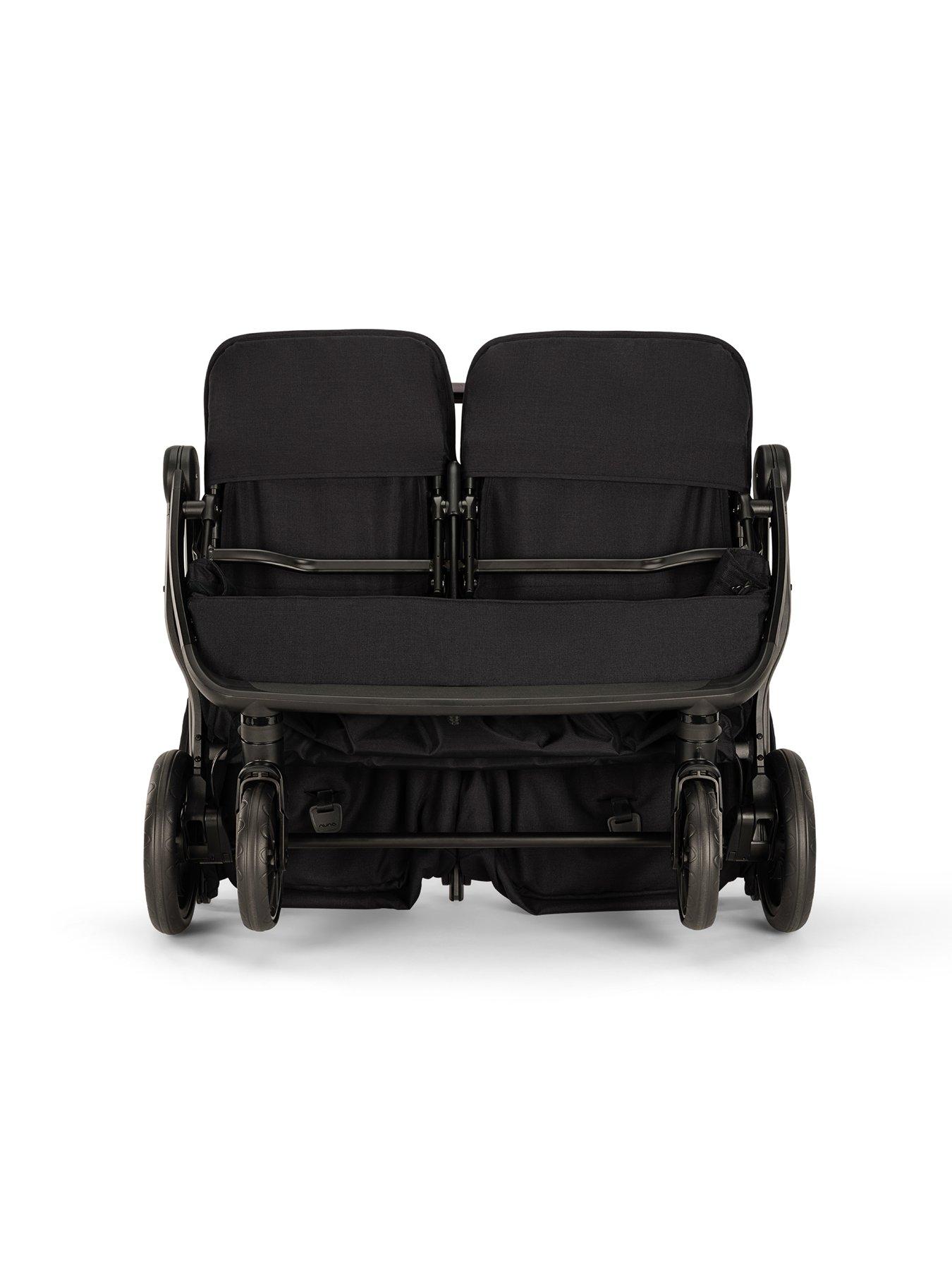 Image 6 of 8 of Nuna TRVL DUBL Stroller (w/RC) - Caviar