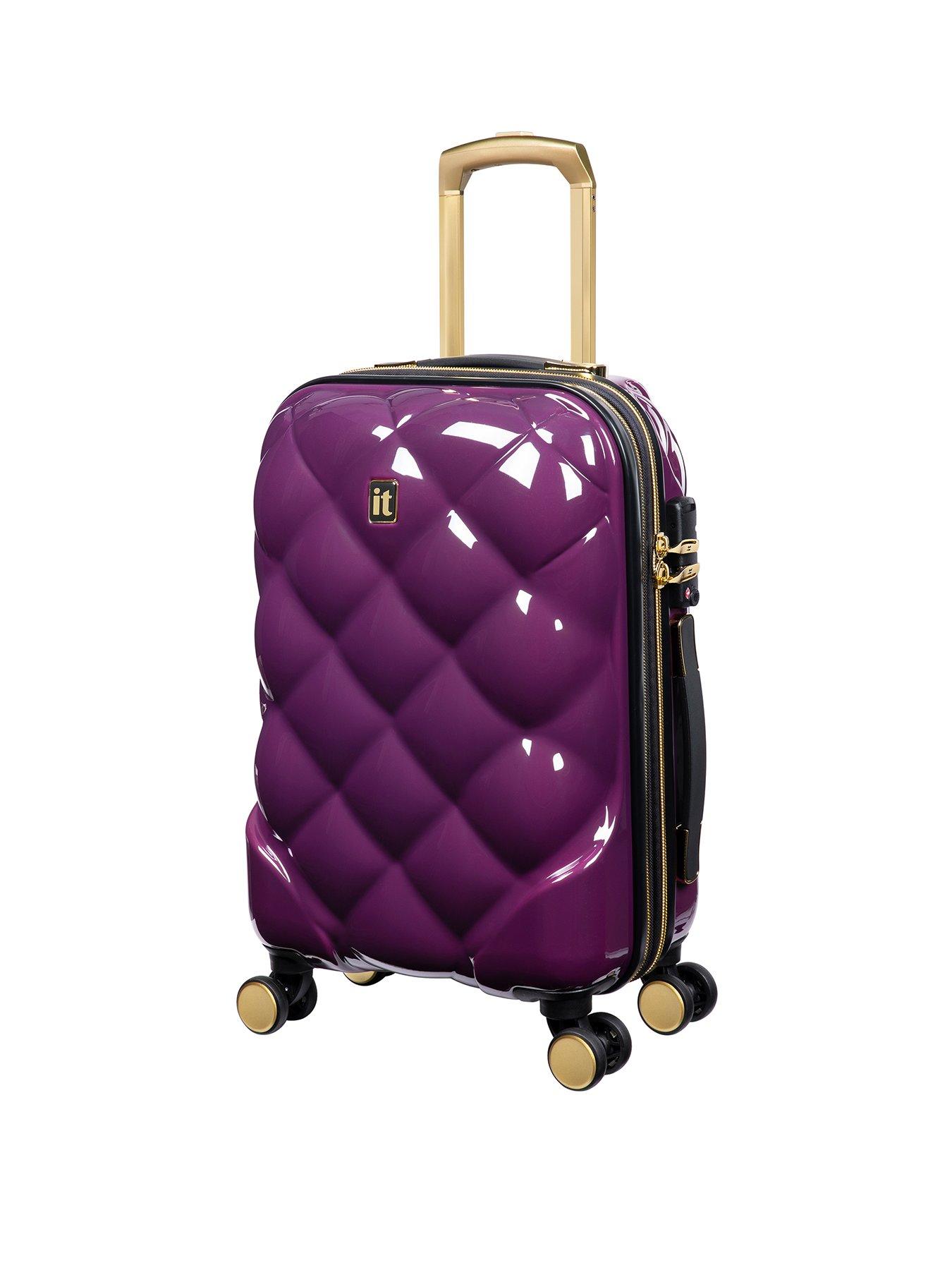 undefined IT Luggage St Tropez Trois Potent Purple Cabin Suitcase