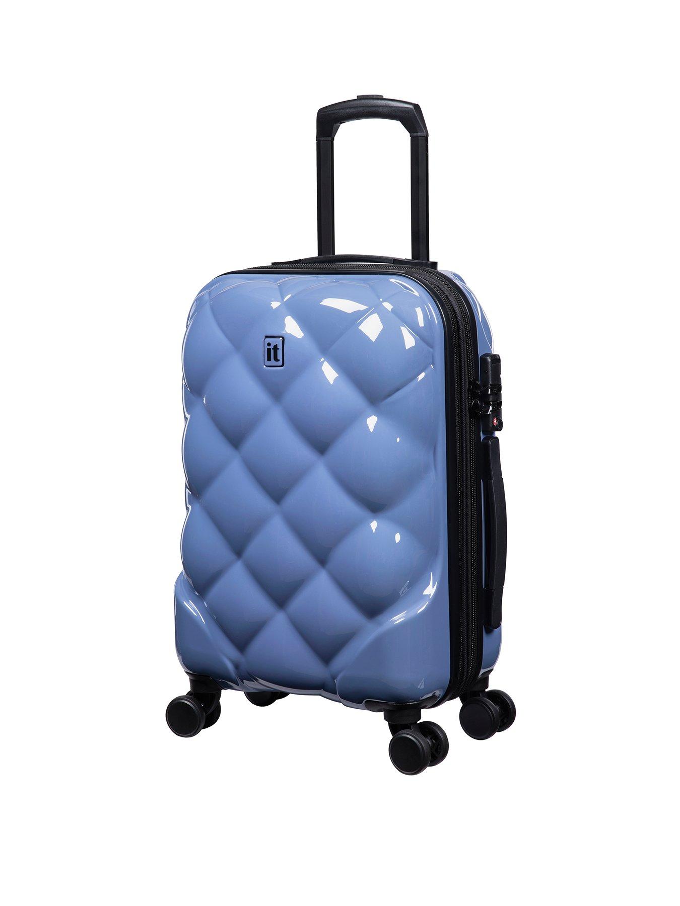 it Luggage IT Luggage St Tropez Trois Elemental Blue Cabin Suitcase