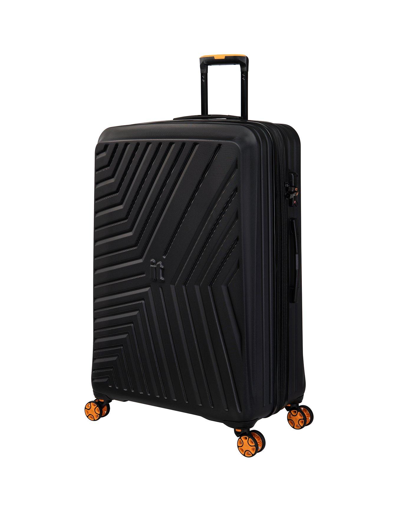 it Luggage Convertible Black XXL Suitcase with Removeable Wheels Very Ireland