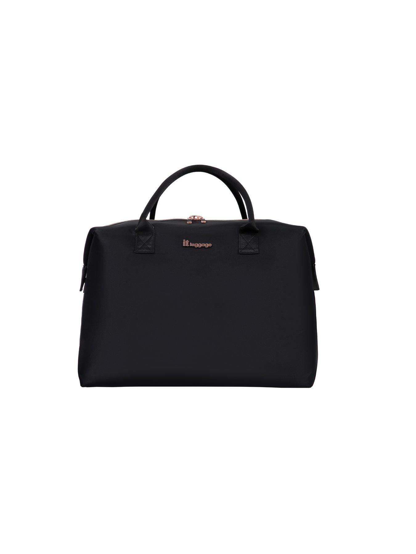 it-luggage-it-luggage-charmer-black-travel-holdall-with-shoulder-strapback