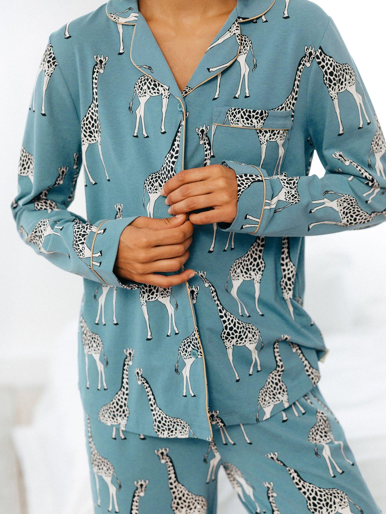 chelsea-peers-button-up-long-set-blueoutfit